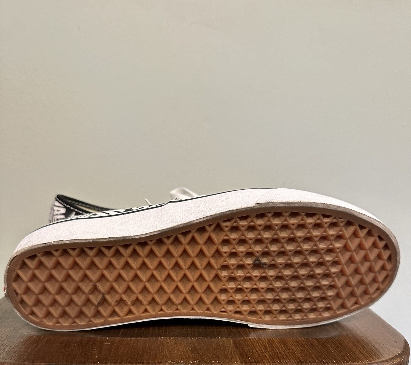 Vans Unisex Authentic OTW Repeat Black White. Size 8M/9.5W Off The Wall Skate