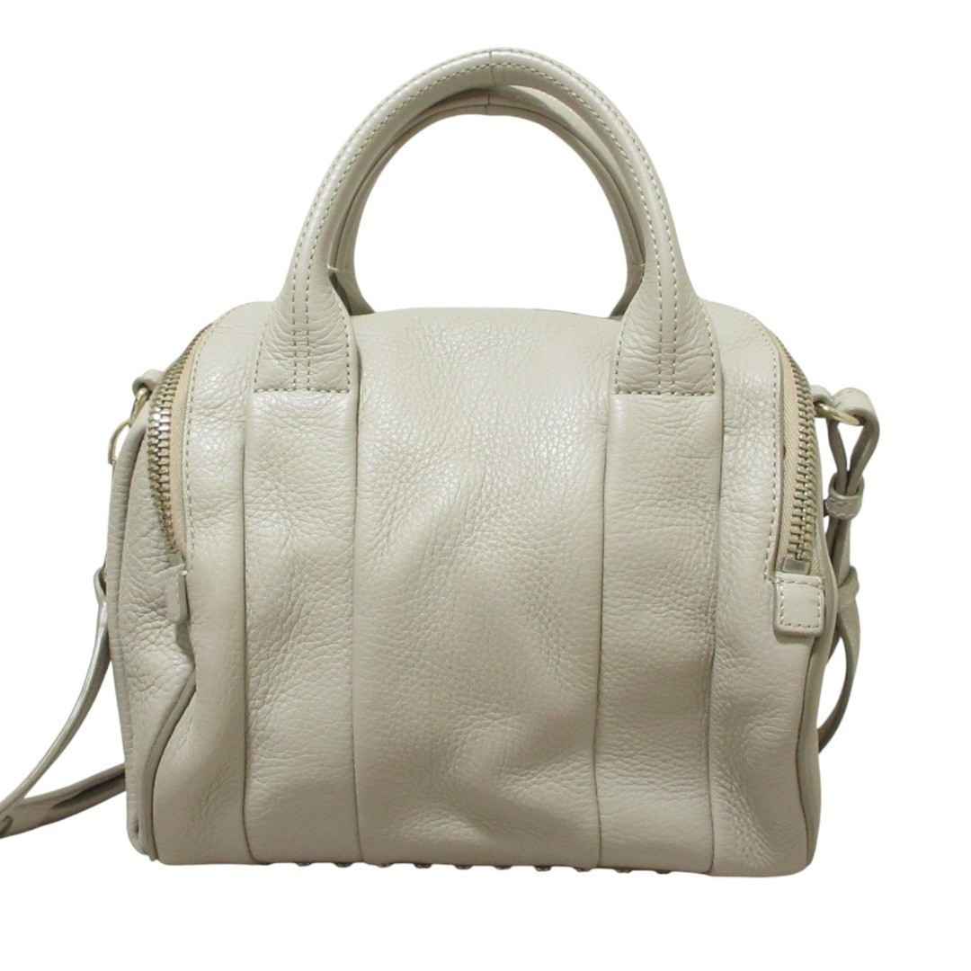 Alexander Wang Rocky Leather 2-Way Handbag/Shoulder Bag (Greige) Women USED