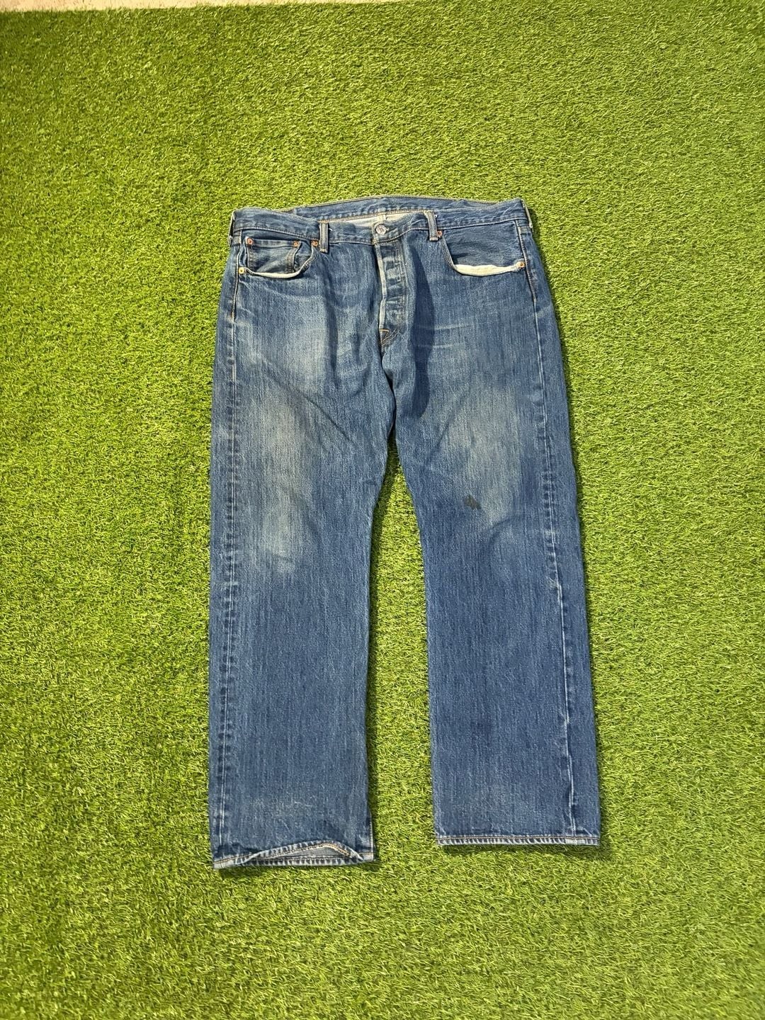 Baggy Levi’s 501 Original Fit Button Fly Jeans Medium Wash Men’s Size 40×30