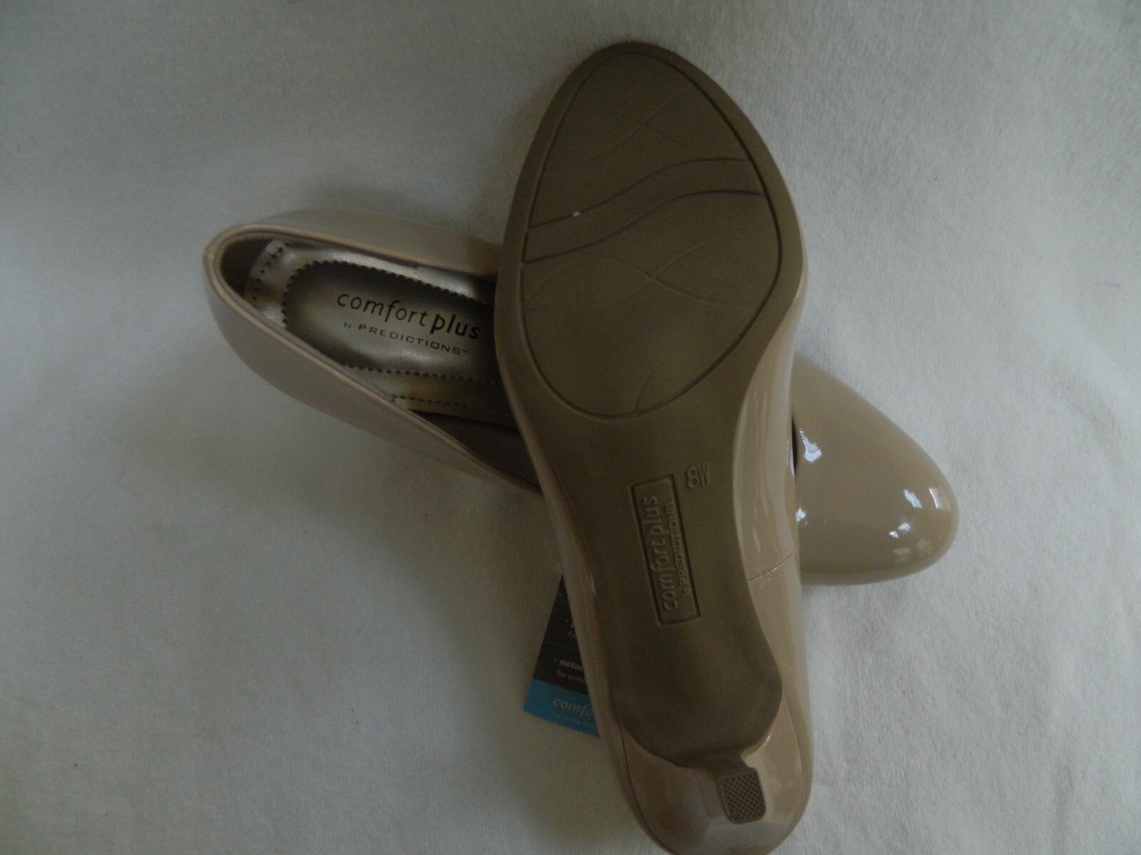 Comfort Plus by Preditions Women’s Nude Pumps -Size 8W – NEW