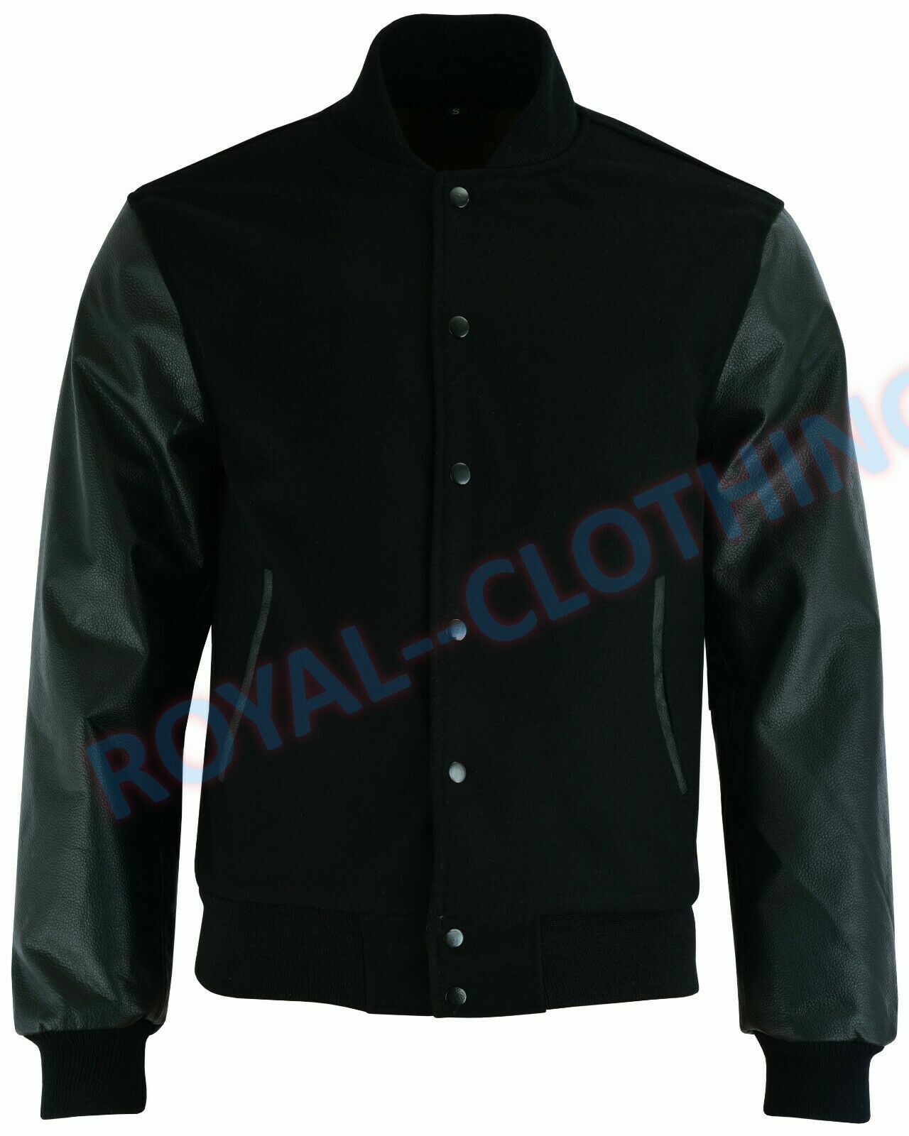 Varsity Letterman Wool & Real Cowhide Leather Sleeves High Quality Bomber Jacket