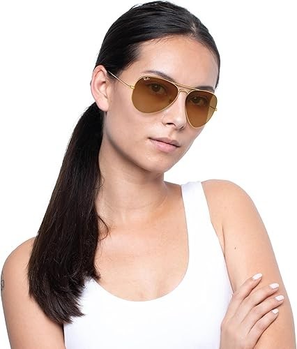 Ray-Ban RB3025 001/51 58 Aviator Arista Gold Light Brown Gradient NEW w/ Tags