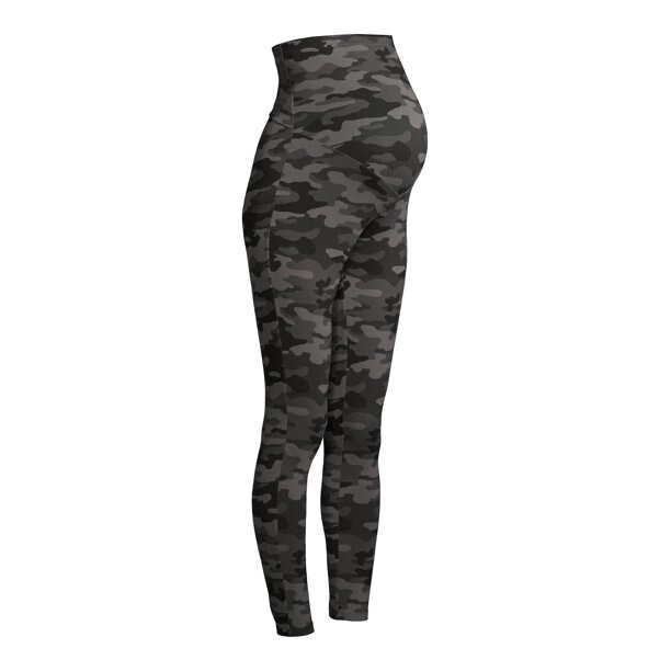 CUTE Gray Camo Fashion Maternity Leggings (Size Large 12/14) BRAND NEW W TAGS