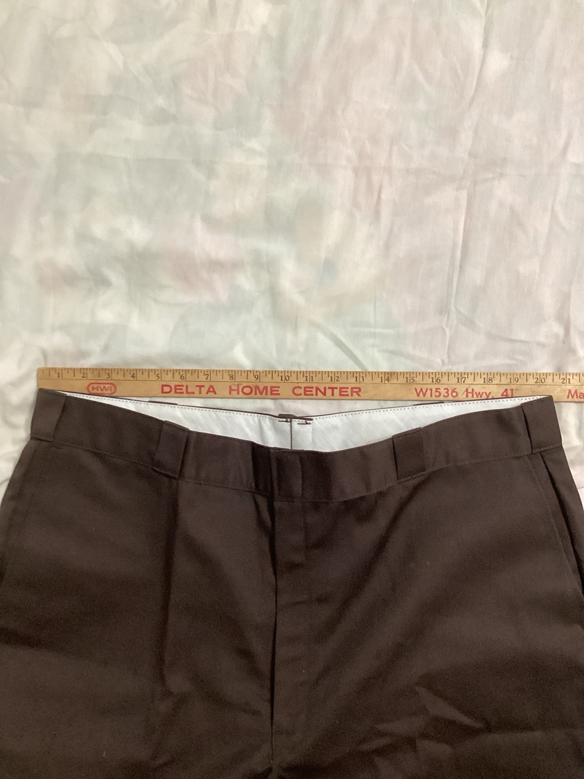 Vintage Dickies Brown – NOS with tags 44×31 YKK Zipper Workwear Made in USA