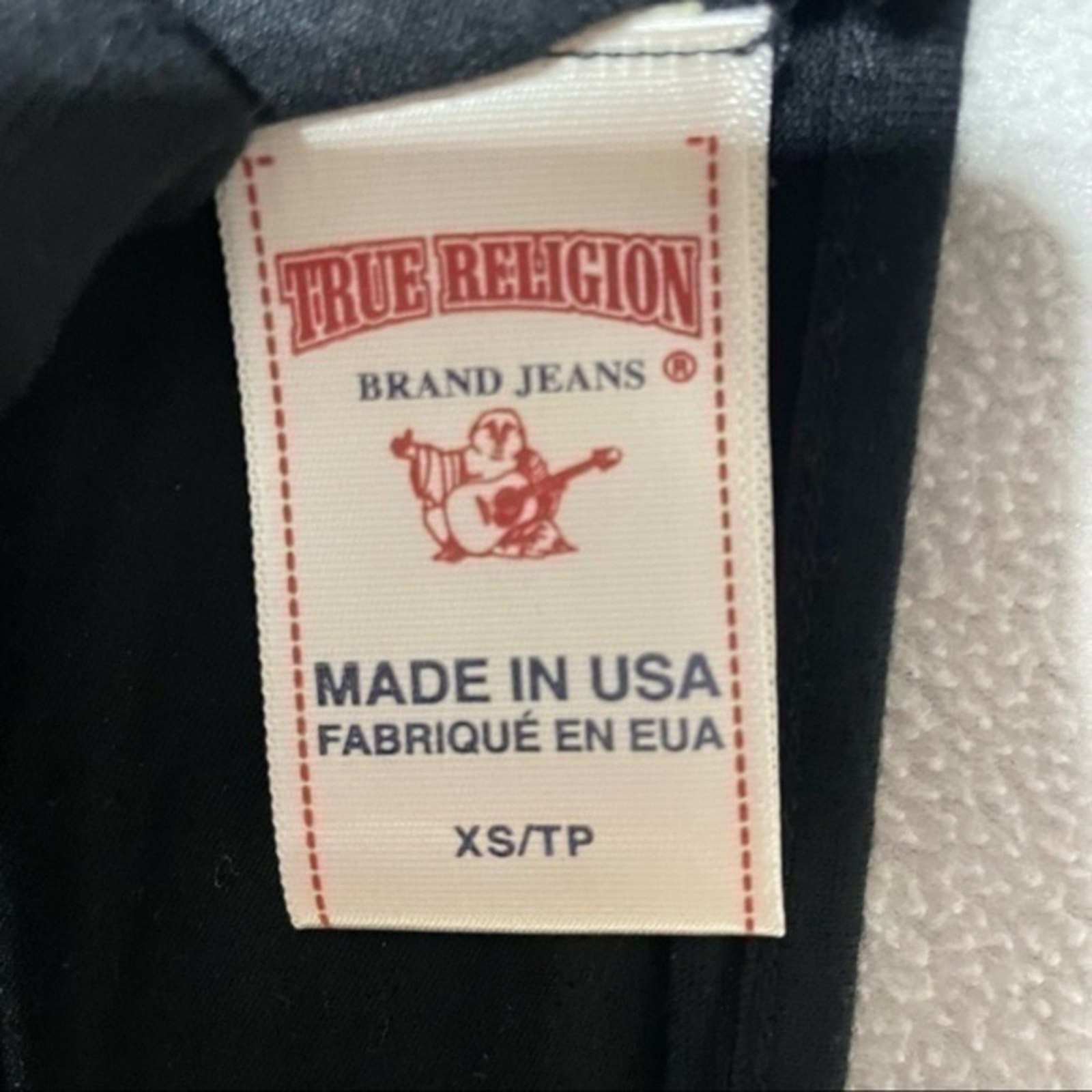 True Religion Women’s XS Black Open Back Tank Top Modal Made USA Y2K