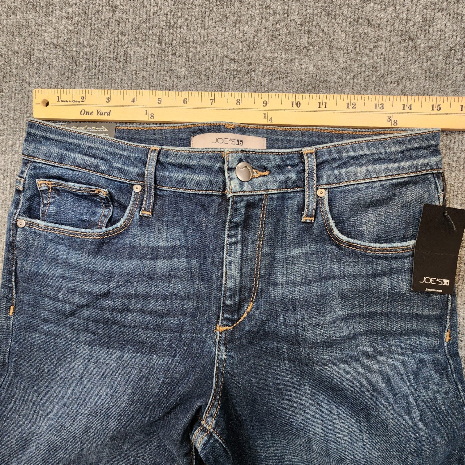 Joe’s Jeans Brussels Cuff Crop Women 29 Dark Wash Slim Straight NEW without Tag