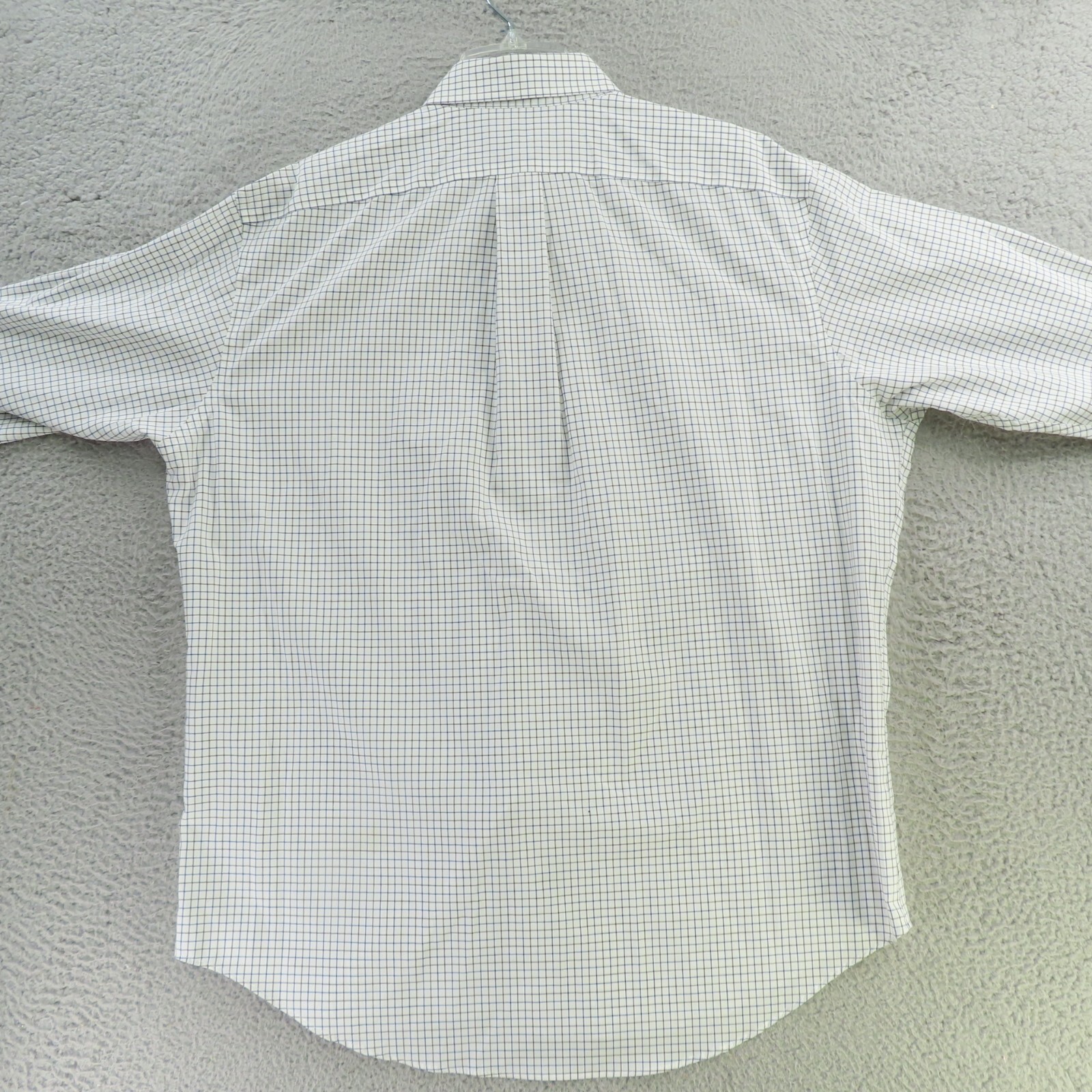 Lauren Ralph Lauren Shirt Mens Large 16.5 Black Brown Button Long Sleeve 34/35