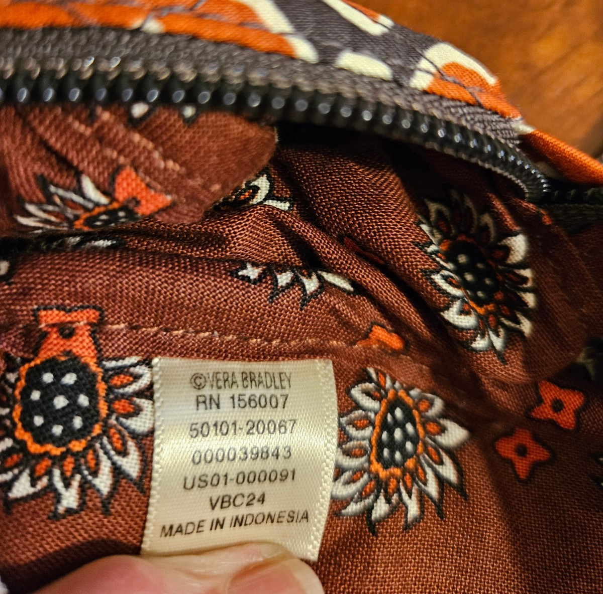 Vera Bradley Mini Banbury Backpack, Moorish, Brown Print, NEW with tags