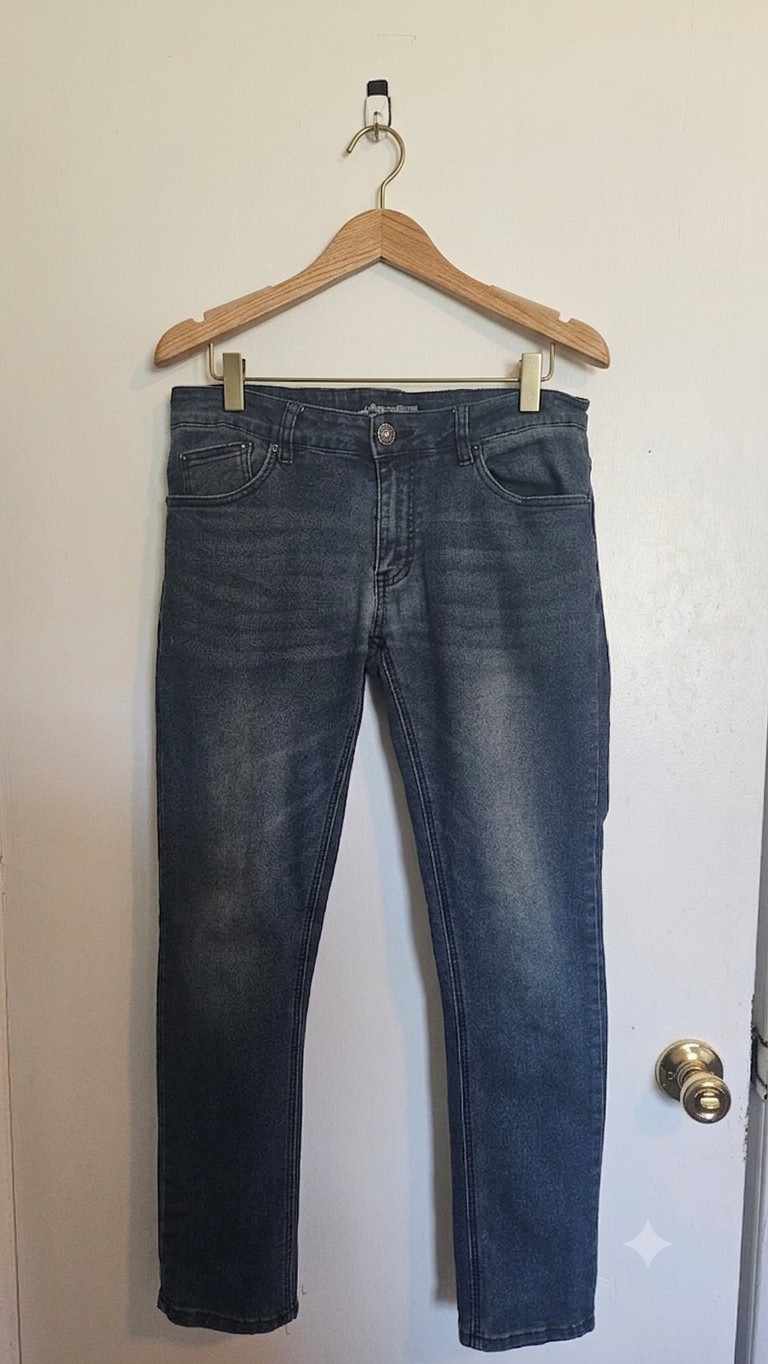 Ring Of Fire Jeans Mens ( 30×30) Blue Slim Stretch Denim Medium Wash
