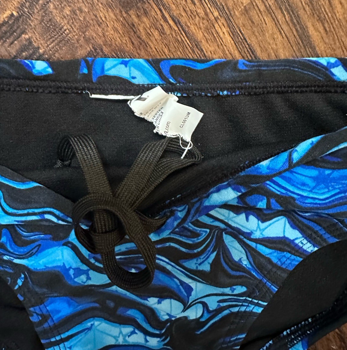 (NWT) TYR Men’s Durafast Elite Miramar Swim Racer Brief Blue SZ 32