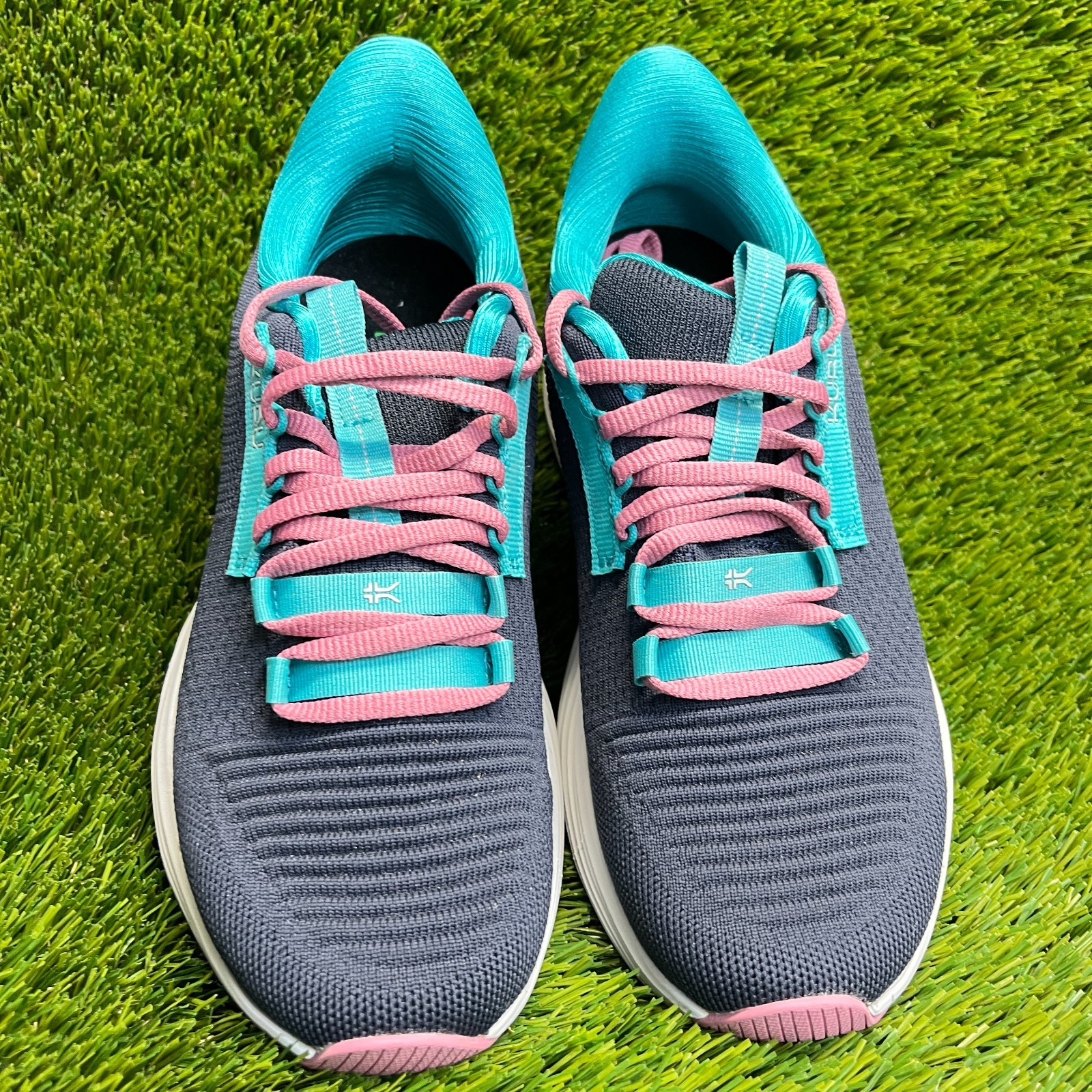 Kuru Atom 2 Womens Size 7.5 Blue White Athletic Running Walking Shoes Sneakers