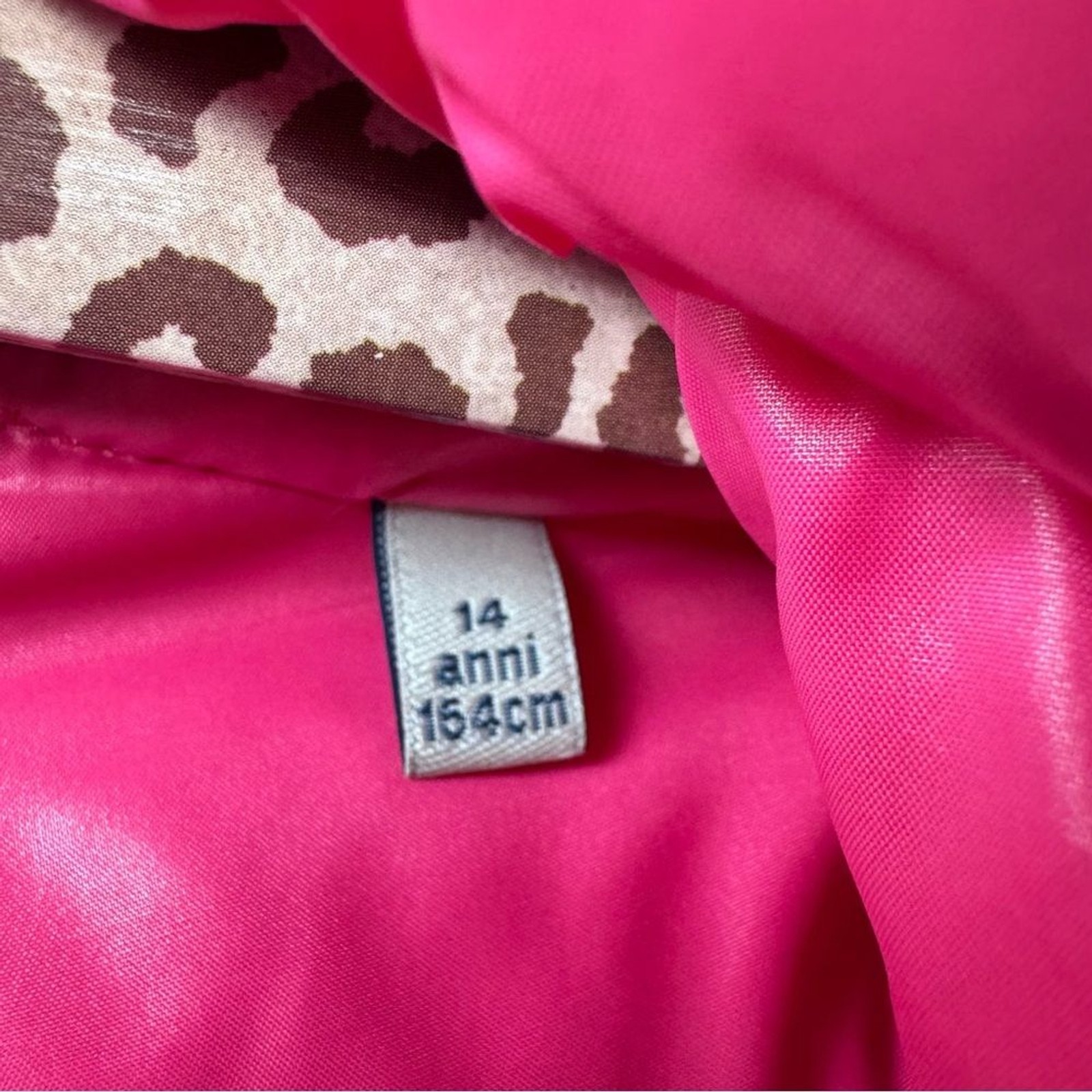 Moncler Kids Armoise Giubotto Down Winter Coat Designer Jacket Hot Pink 14