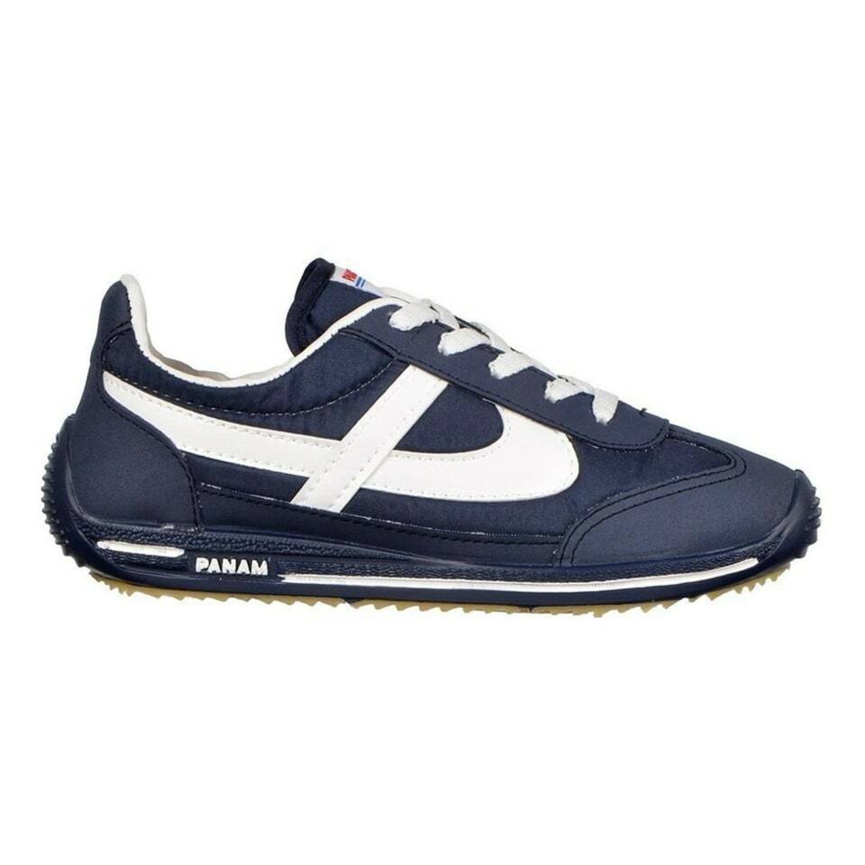 PANAM 084 Hand Crafted Vintage Casual Men Shoes Blue / White New in Box