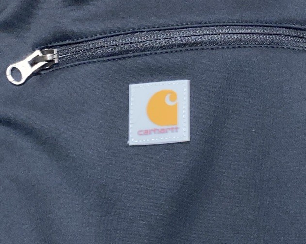 Carhartt Crowley Soft Shell Jacket Men’s 3XL Black Fleece Lined Pockets Full Zip