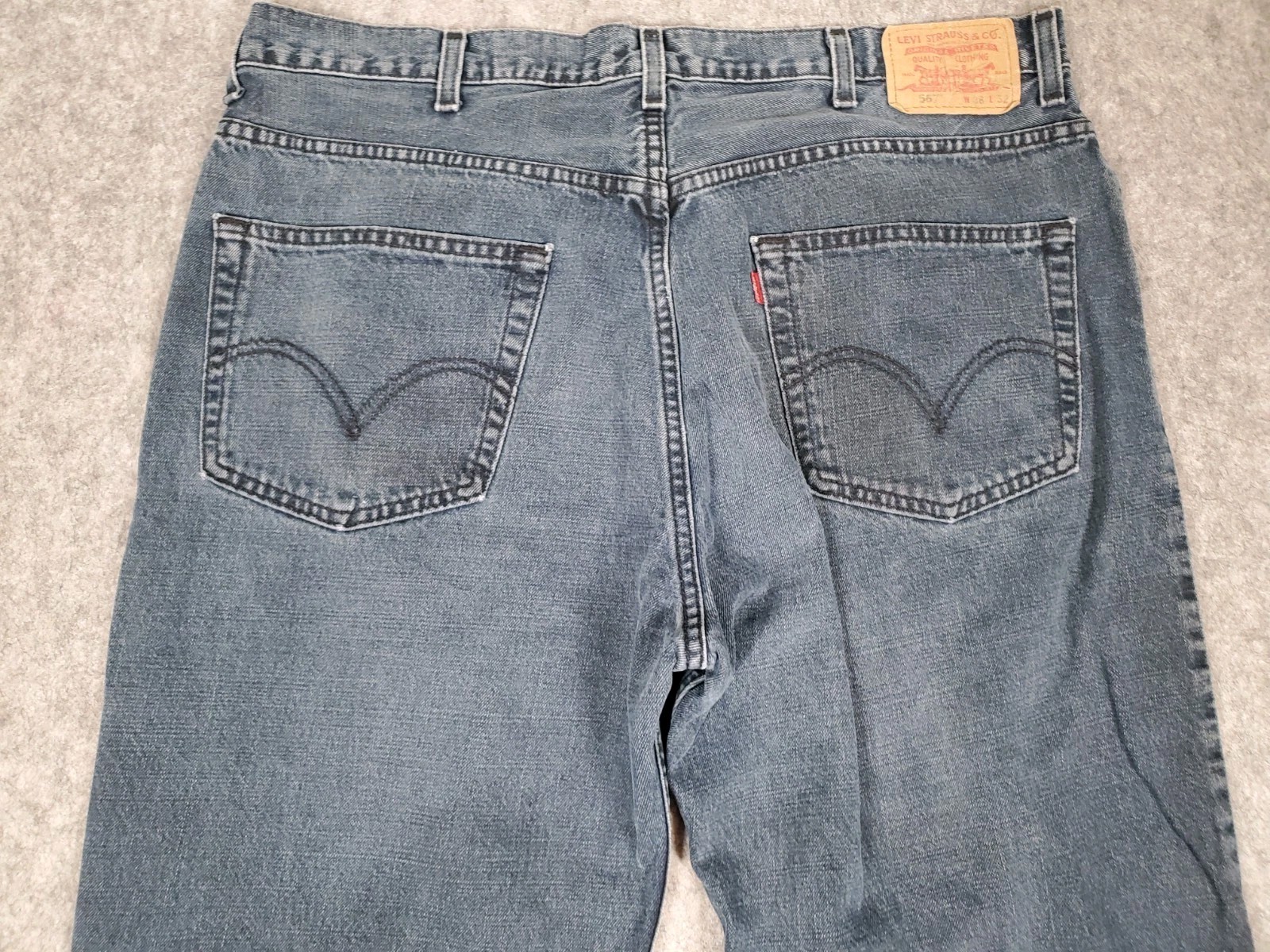 Levi’s 567 Low Loose Boot Mens Size 38×32* Baggy Y2K Skater Distressed