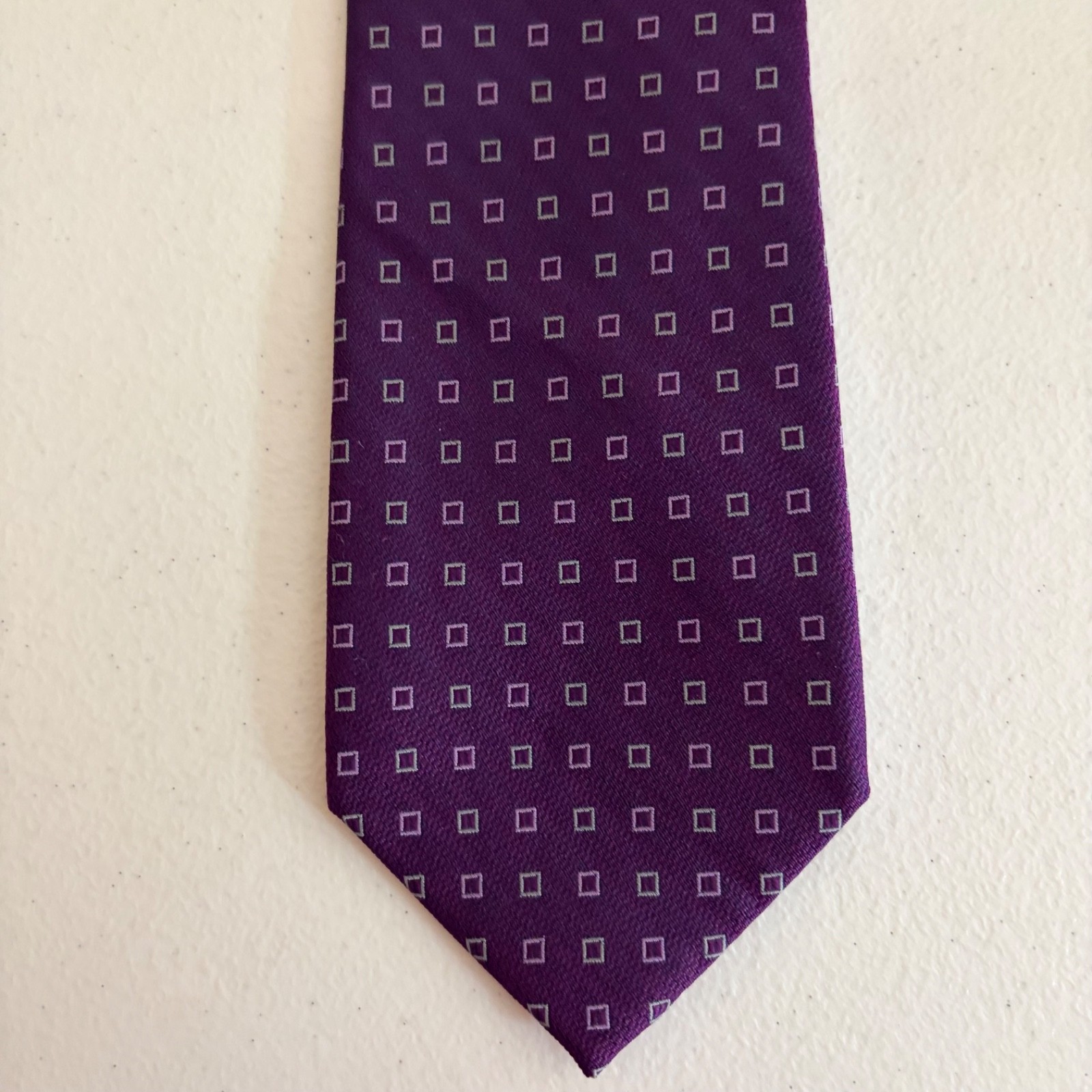 Corporate Image for Tom James Neck Tie Men’s Purple Printed Geometric