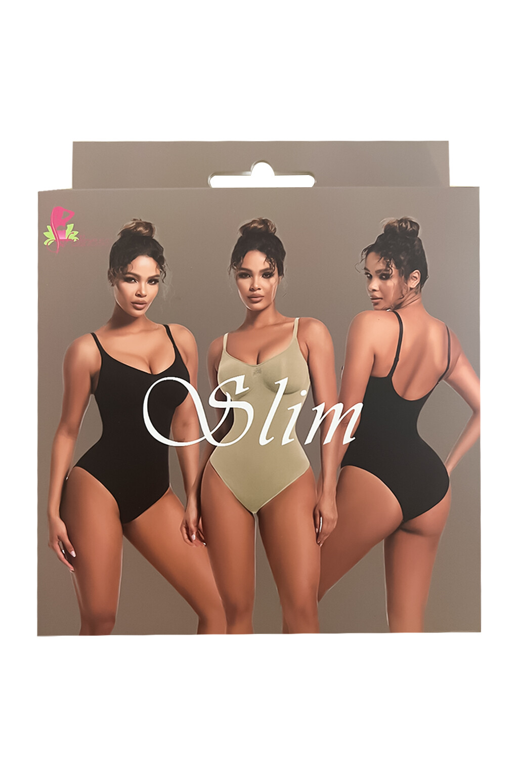 Compression Seamless Sculpt Brief Bodysuit XS/S M/L XL/2XL Black Beige 9265