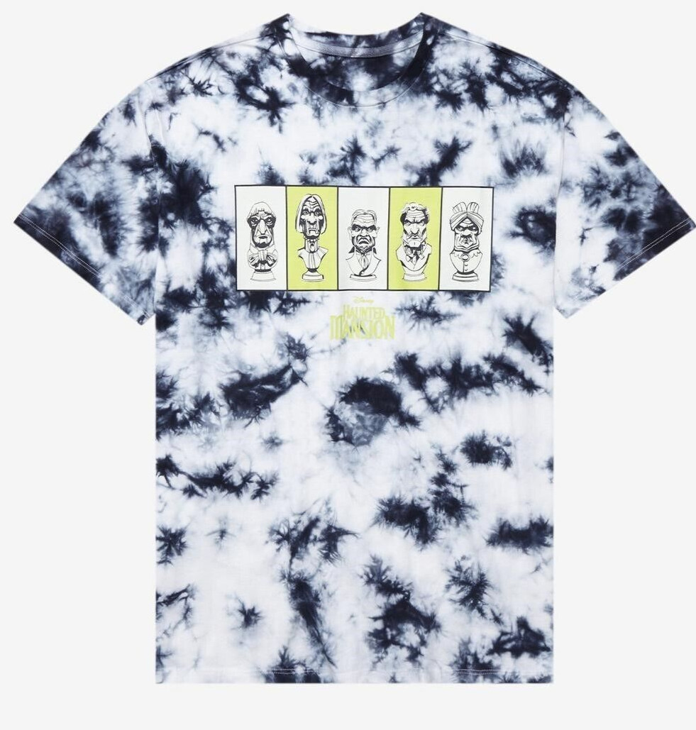 Disney Tee/T-Shirt/Top Haunted Mansion Dread Family Busts Tie-Dye Boxlunch M NWT