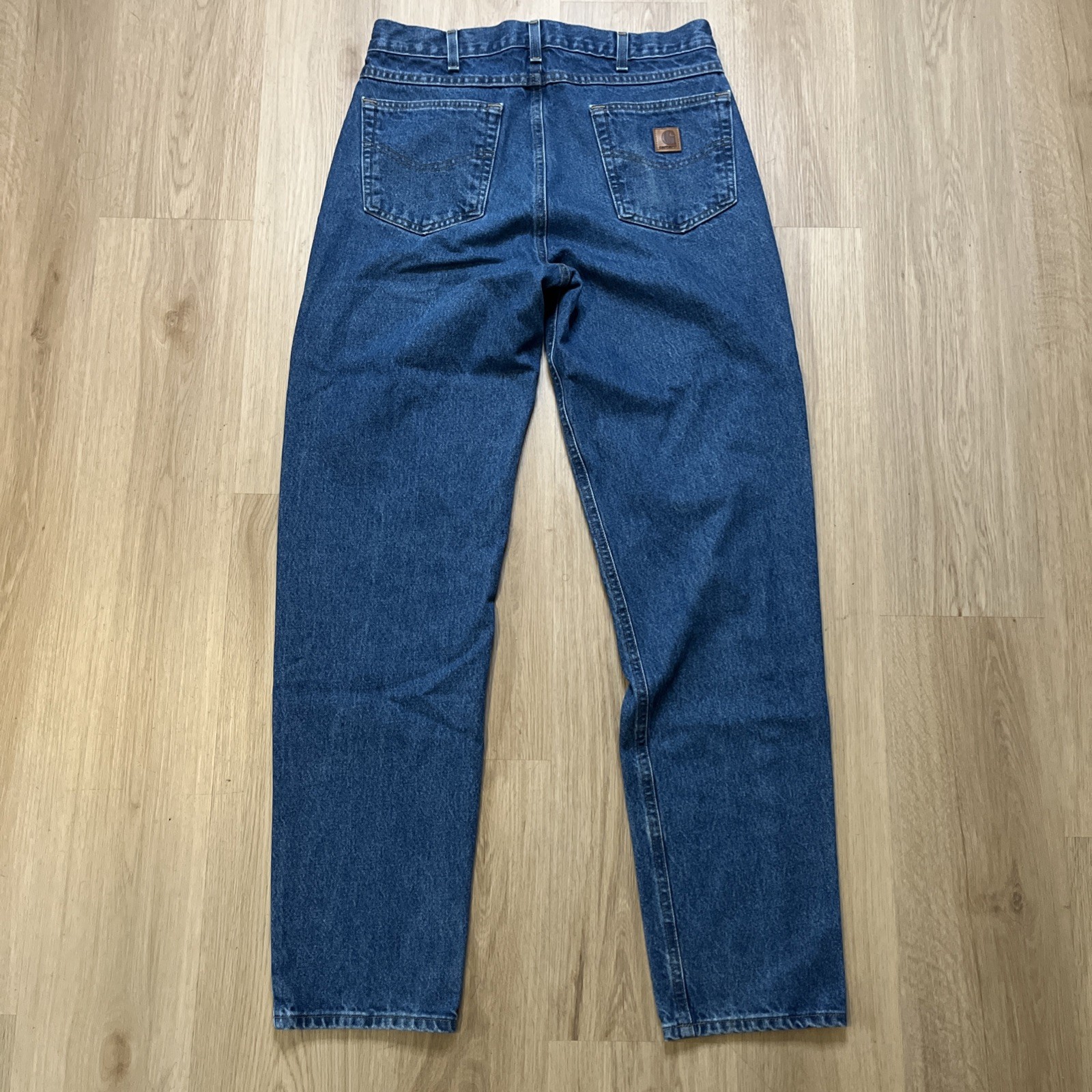 Carhartt Jeans Men’s 34 X 34 Relaxed Fit Medium Wash Blue Denim Workwear