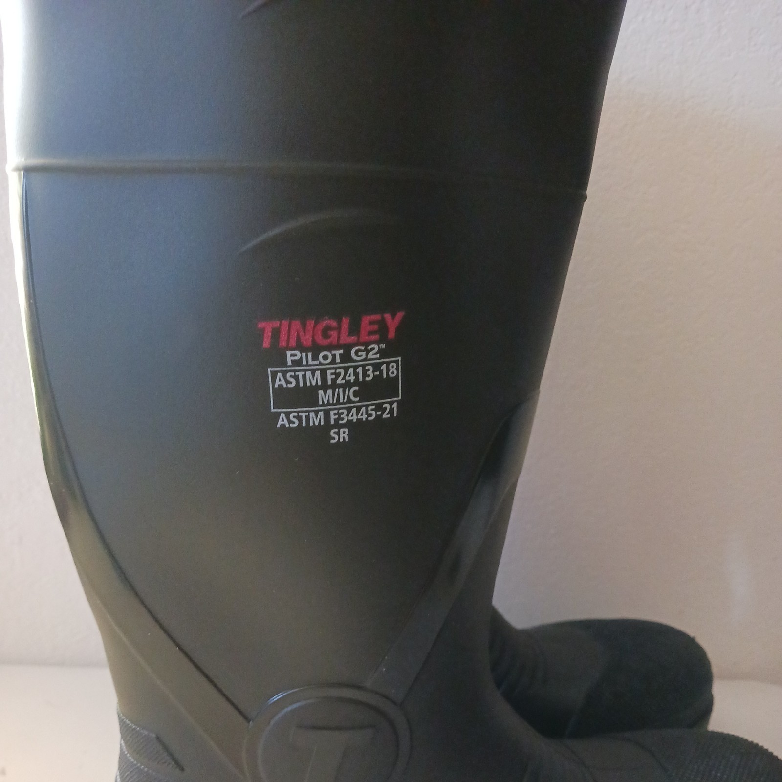Tingley Pilot G2 Safety Toe Knee Boot Black