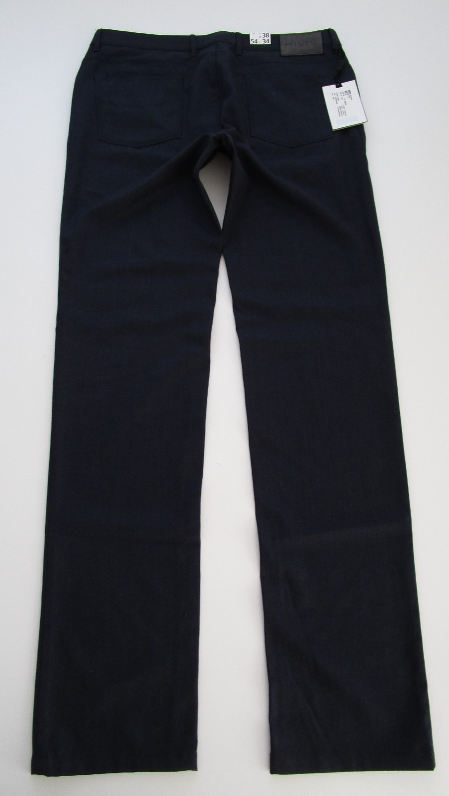 Mens 38×34 Hiltl Pants Kent-95 Contemporary Wool navy blue 38×37 measure