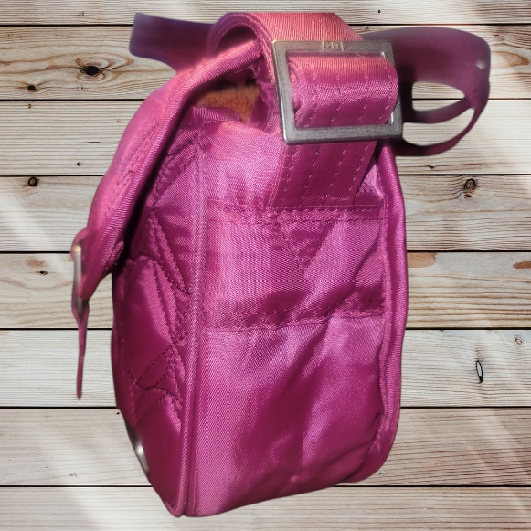LUG Mini Crossbody – Swing/Orchid – Magenta Dark Pink – Adjustable Strap – RFID