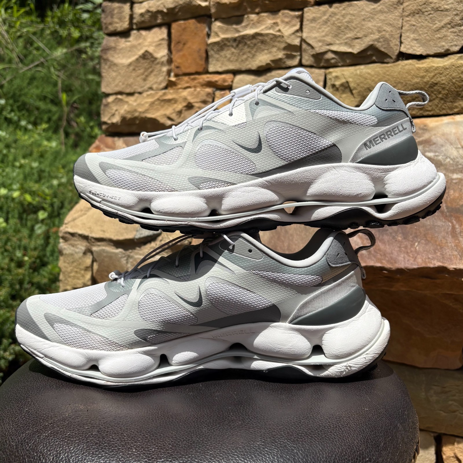 Merrell Speed Arc Matis White/Pigeon Men’s Size 13 Hiking Trail Worn 1 Week