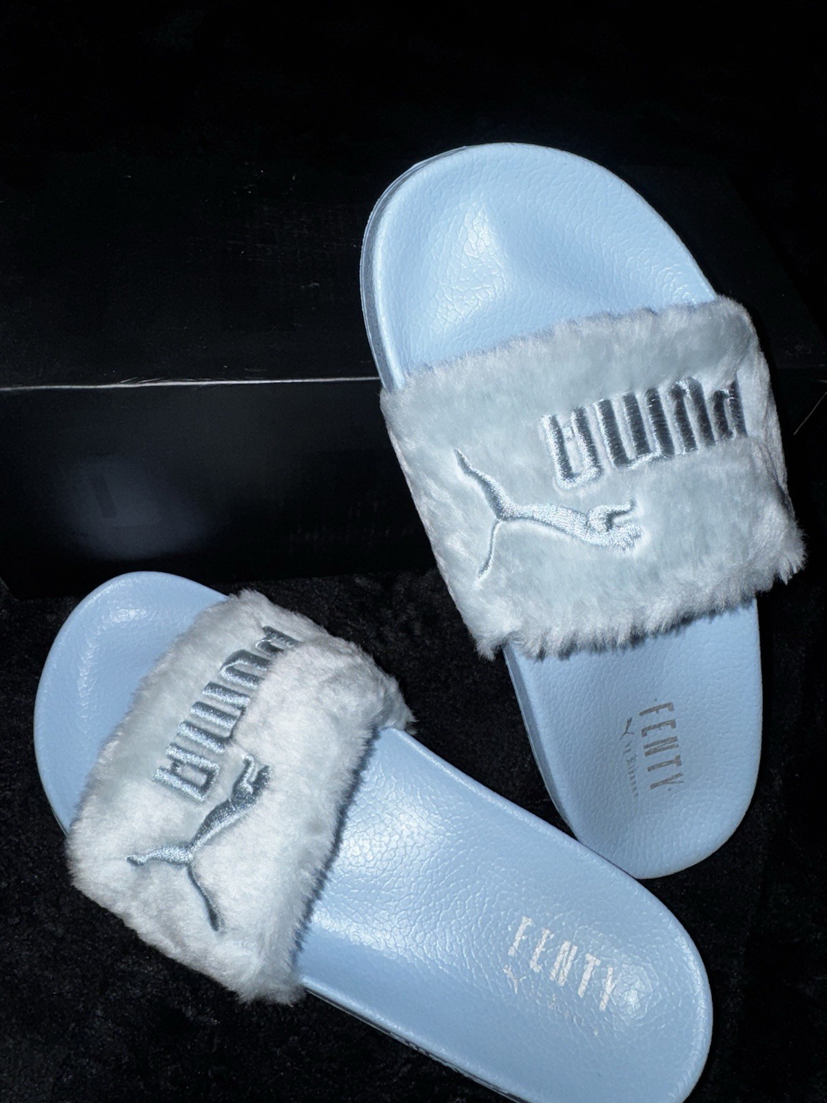 Fenty x Puma Blue Women’s Slides Size 10.5