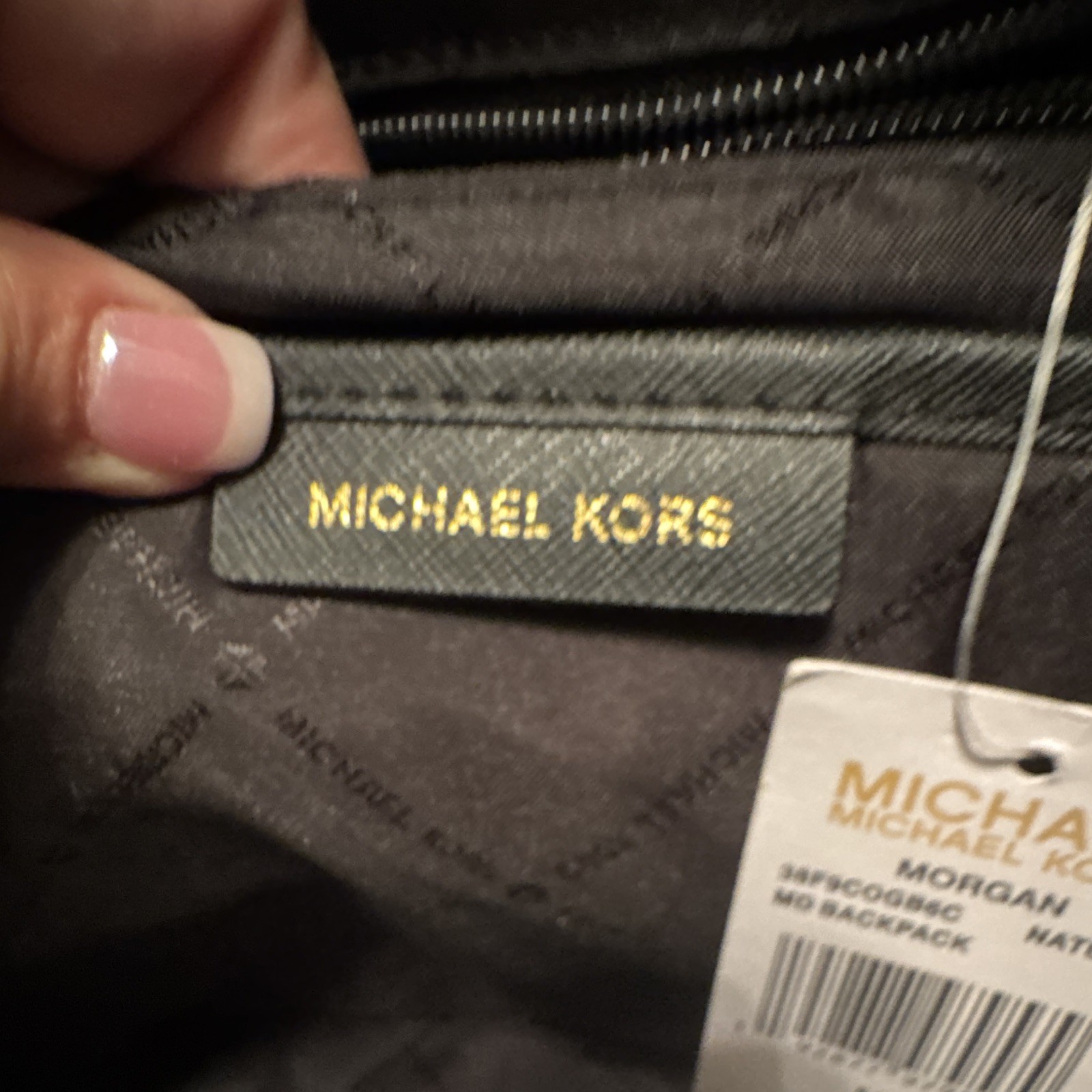 MICHAEL Michael Kors Leopard Print Backpack Brown/Black Gold Hardware