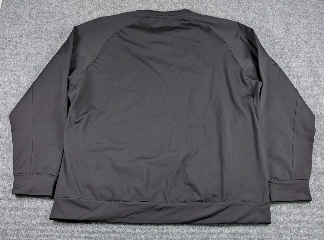 UNRL Crossover Crewneck Mens 2XL Black Performance Pullover w/Logo NWT