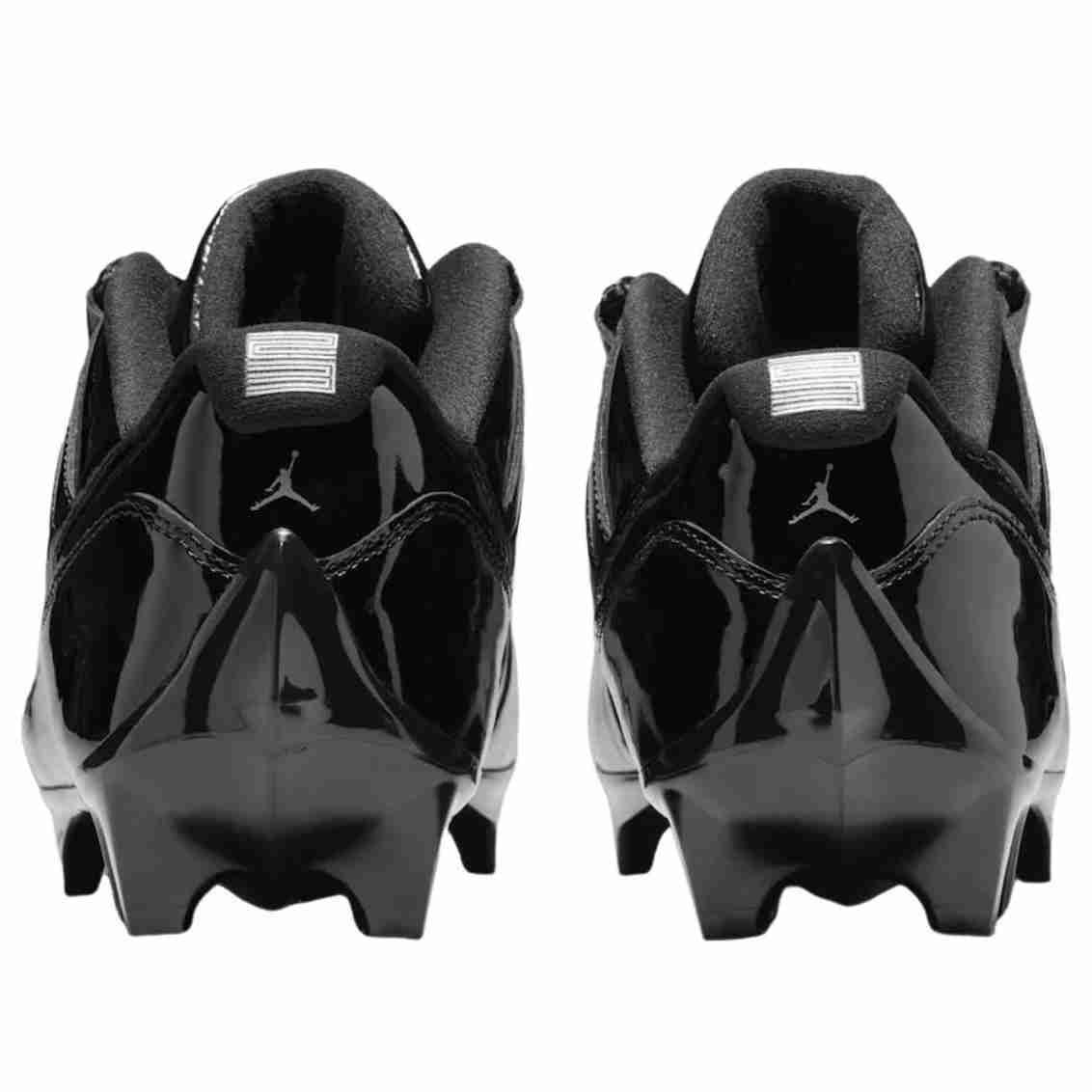 Air Jordan 11 Low TD Cleat ‘Black Patent’ IQ8113-001 Men Size