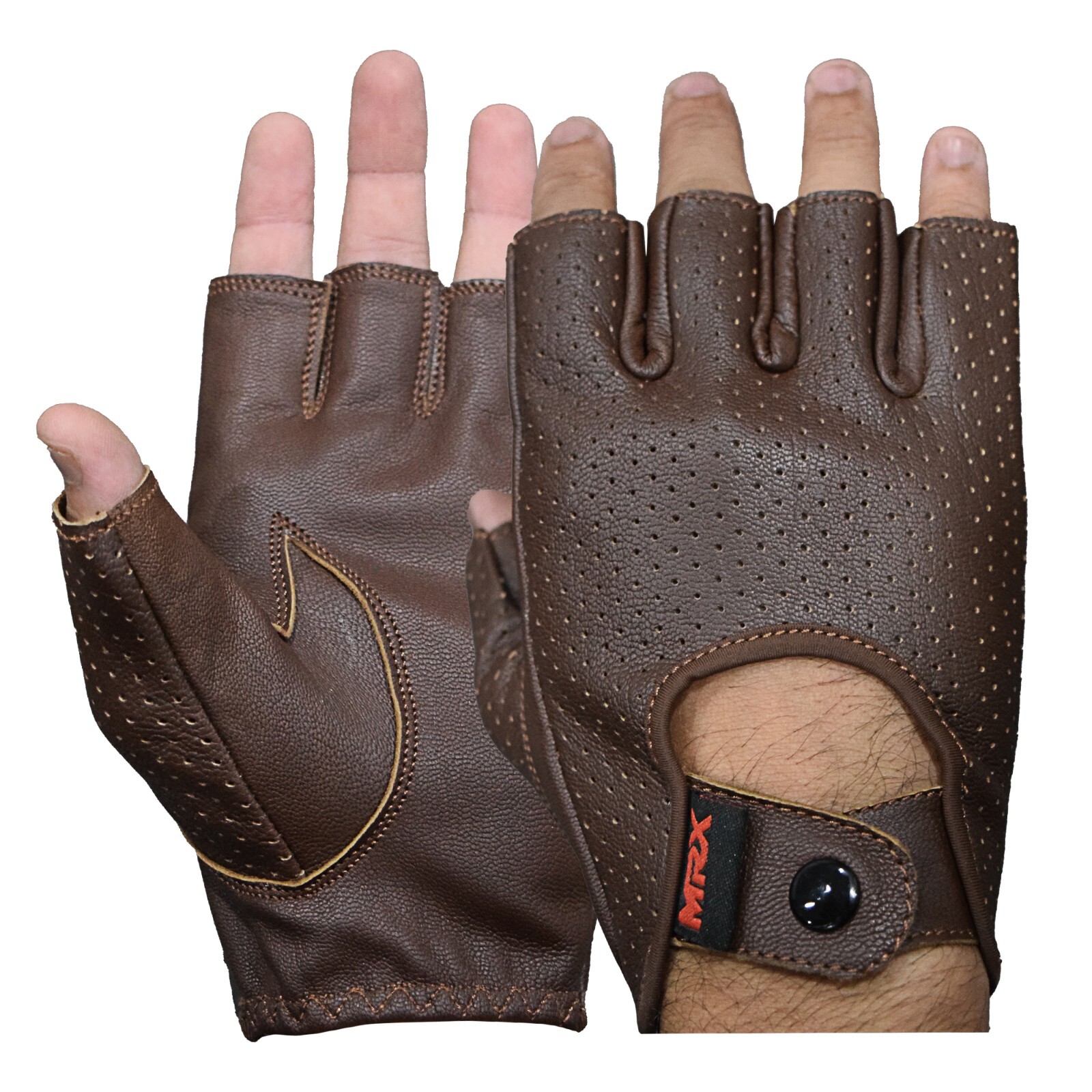 MRX Mens Classic Driving Gloves Soft Genuine Real Cowhide Leather Full Finger