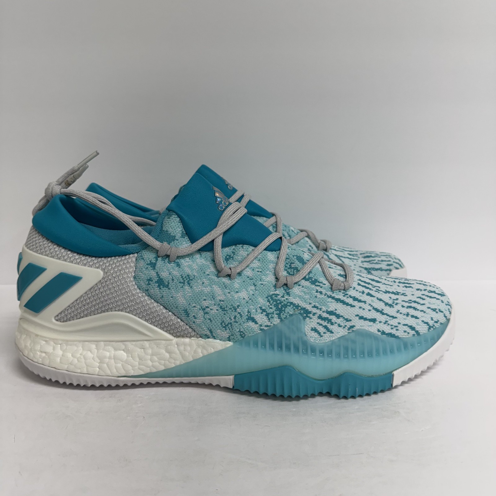 Size 15 – Adidas Crazylight Boost 2016 Low Clear Aqua – BB8178