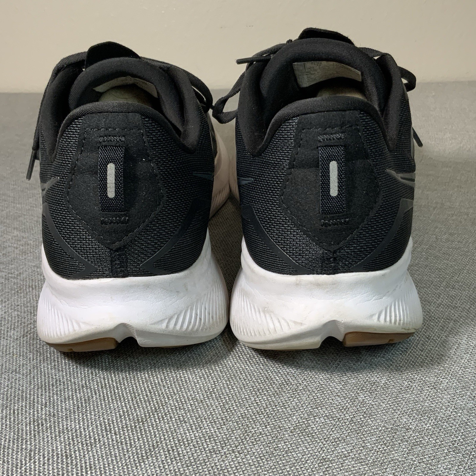 Saucony Ride 15 Men’s 12 Black White Gum S20729-12 Running Shoes PWRRUN