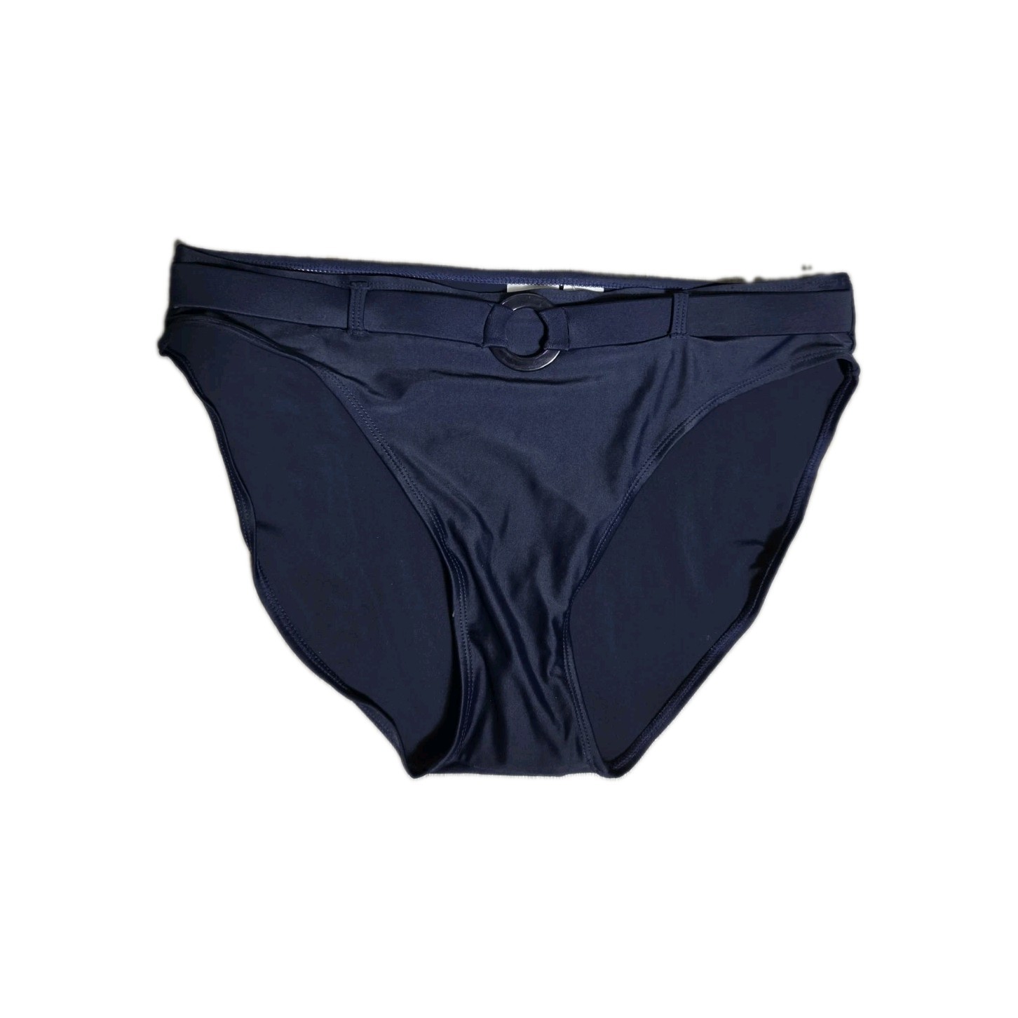 NWT VTG Sand N Sun Bikini Bottoms Navy Ring Accent Swim Bottom Women’s Large