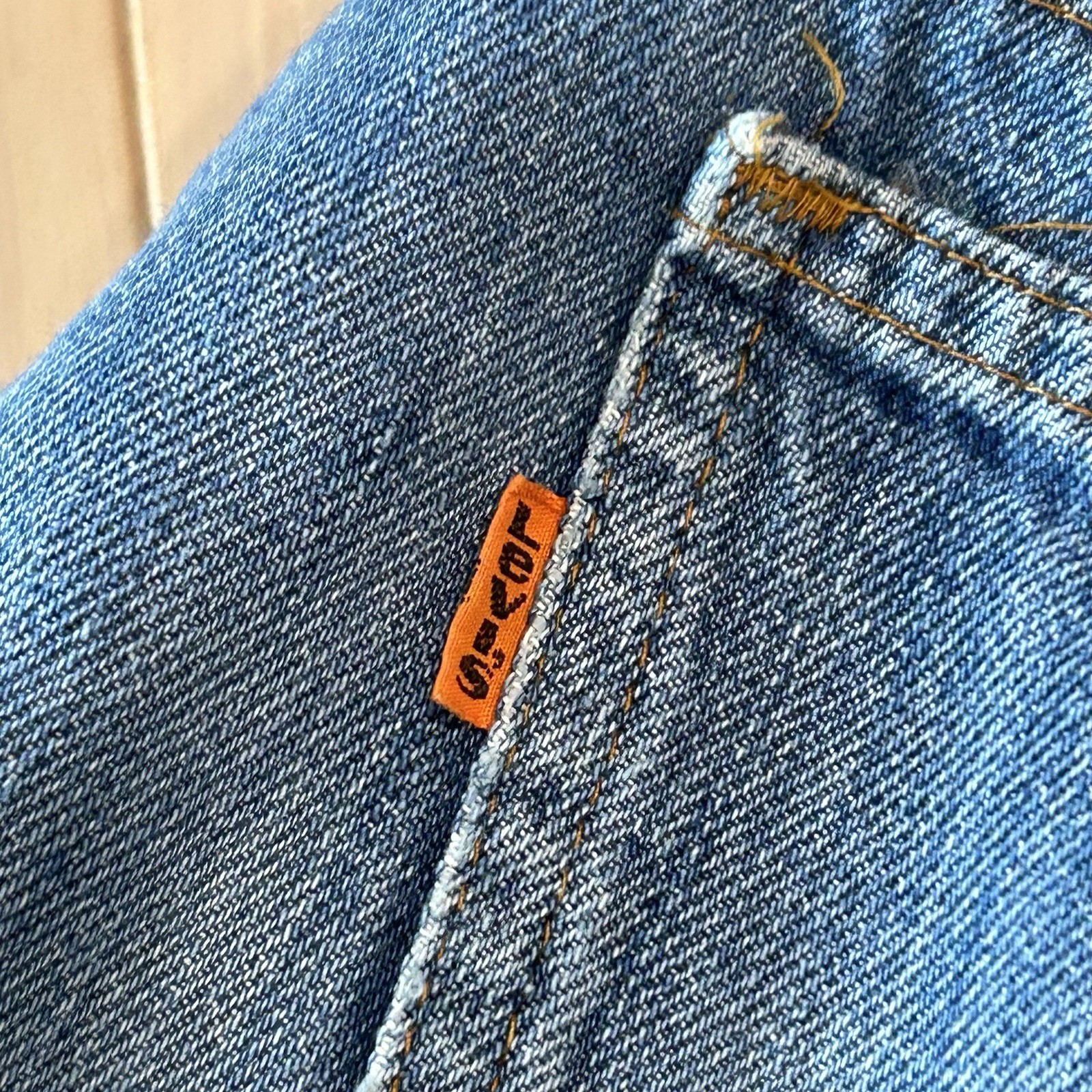 Vintage Levi’s 546 Flare Denim Blue Jeans USA Made 40546-0417 Men’s 34×30