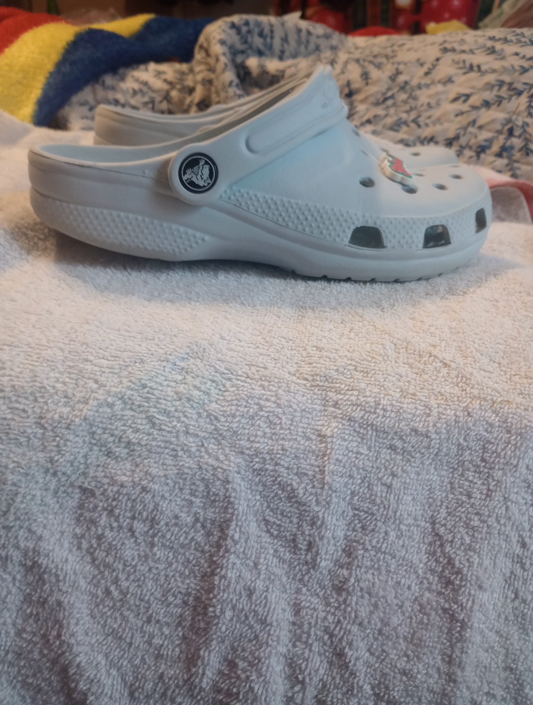 Pastel Blue Crocs