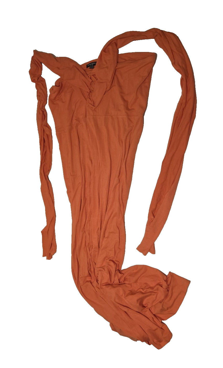 Concepts Brand Women’s 3X Coral/Orange 8 Way Maxi Dress, Long Length – NWT