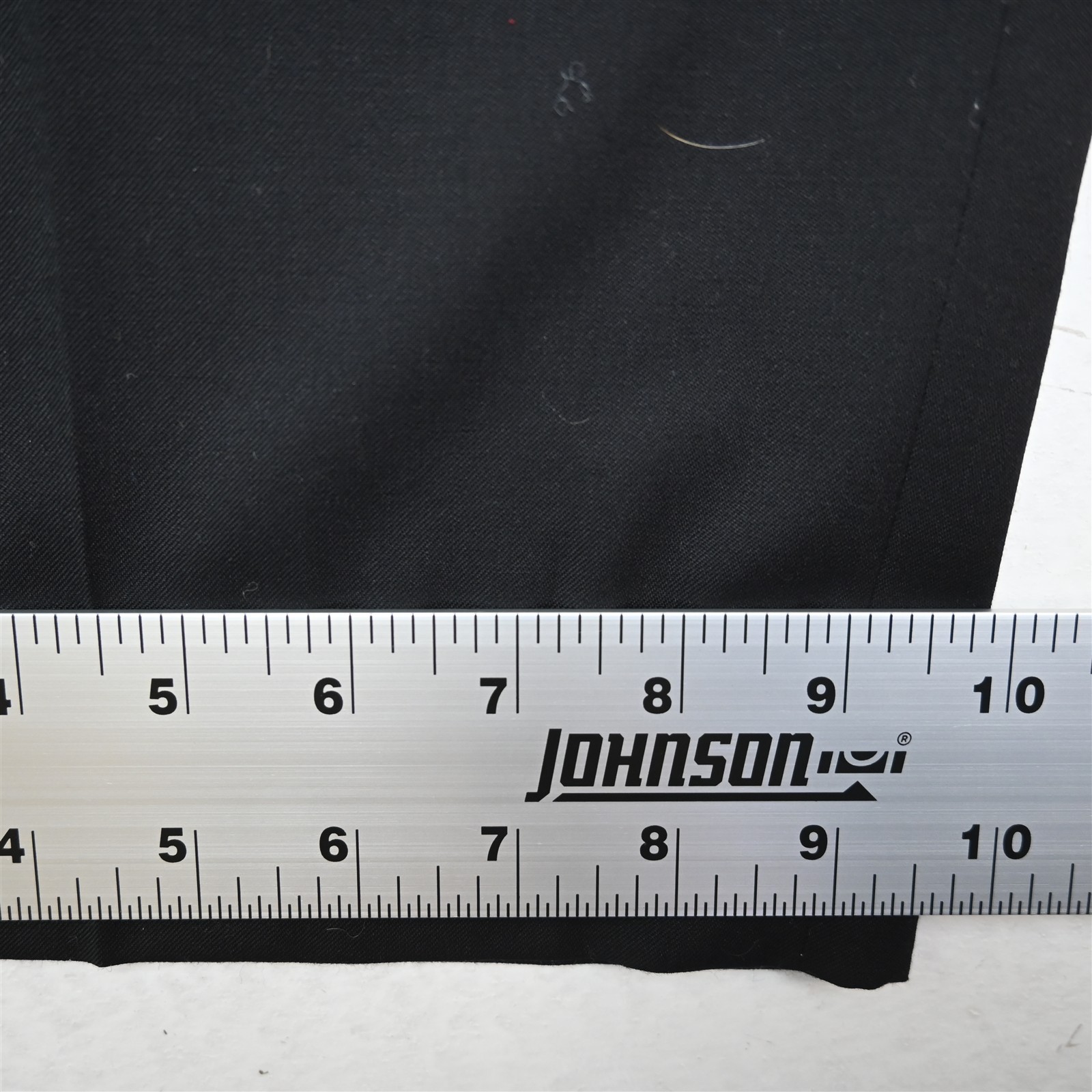 Stafford 46×30 Black 100% Wool Executive Flat Front Suit Seperate Mens Pants