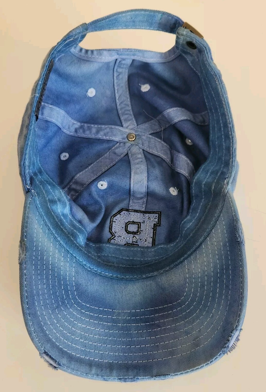 KBETHOS Fashion Hat Cap Blessed Distressed Denim