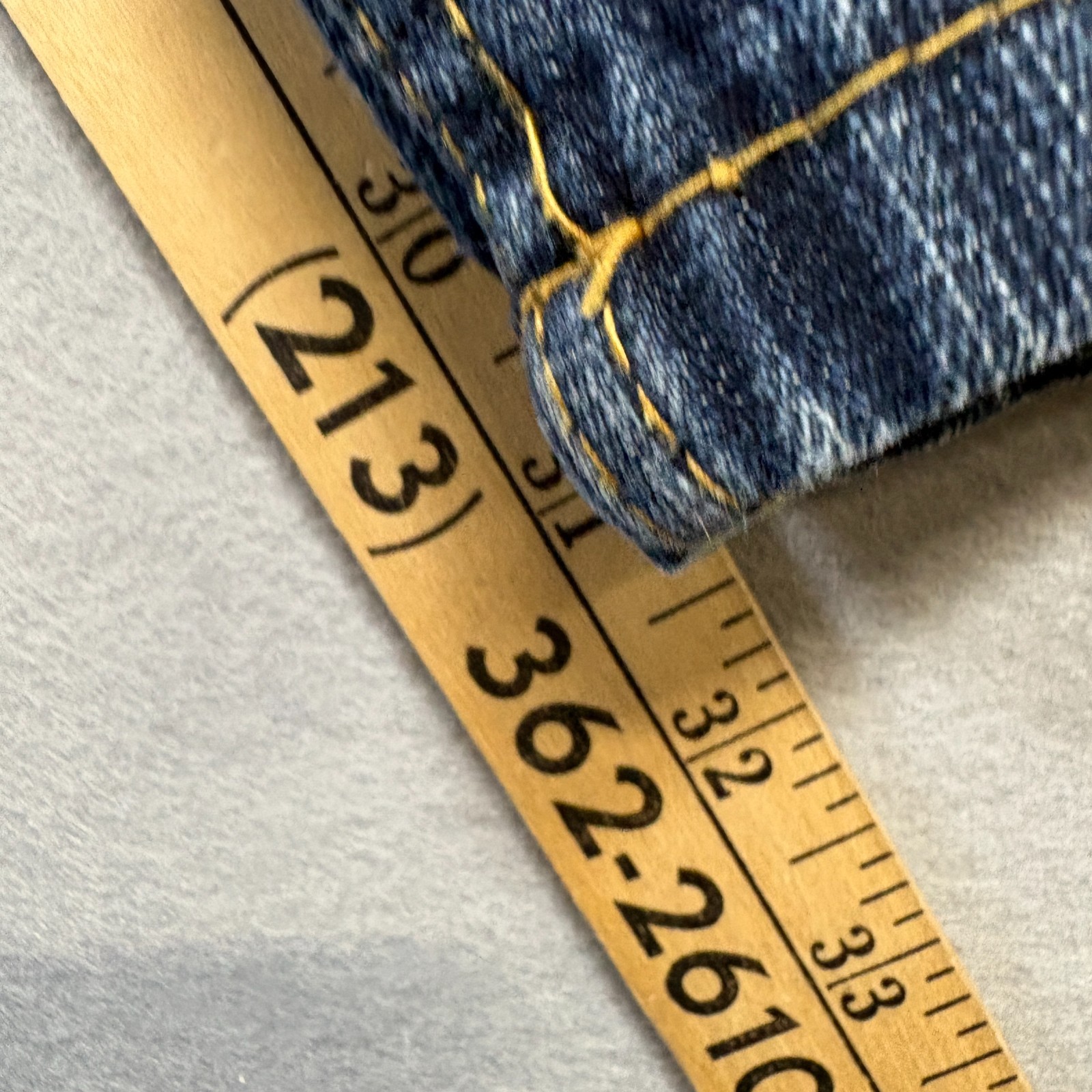 Refuse Denim Straight Leg Jeans W36 L32 Fits Like 34X31 Blue Wash Streetwear