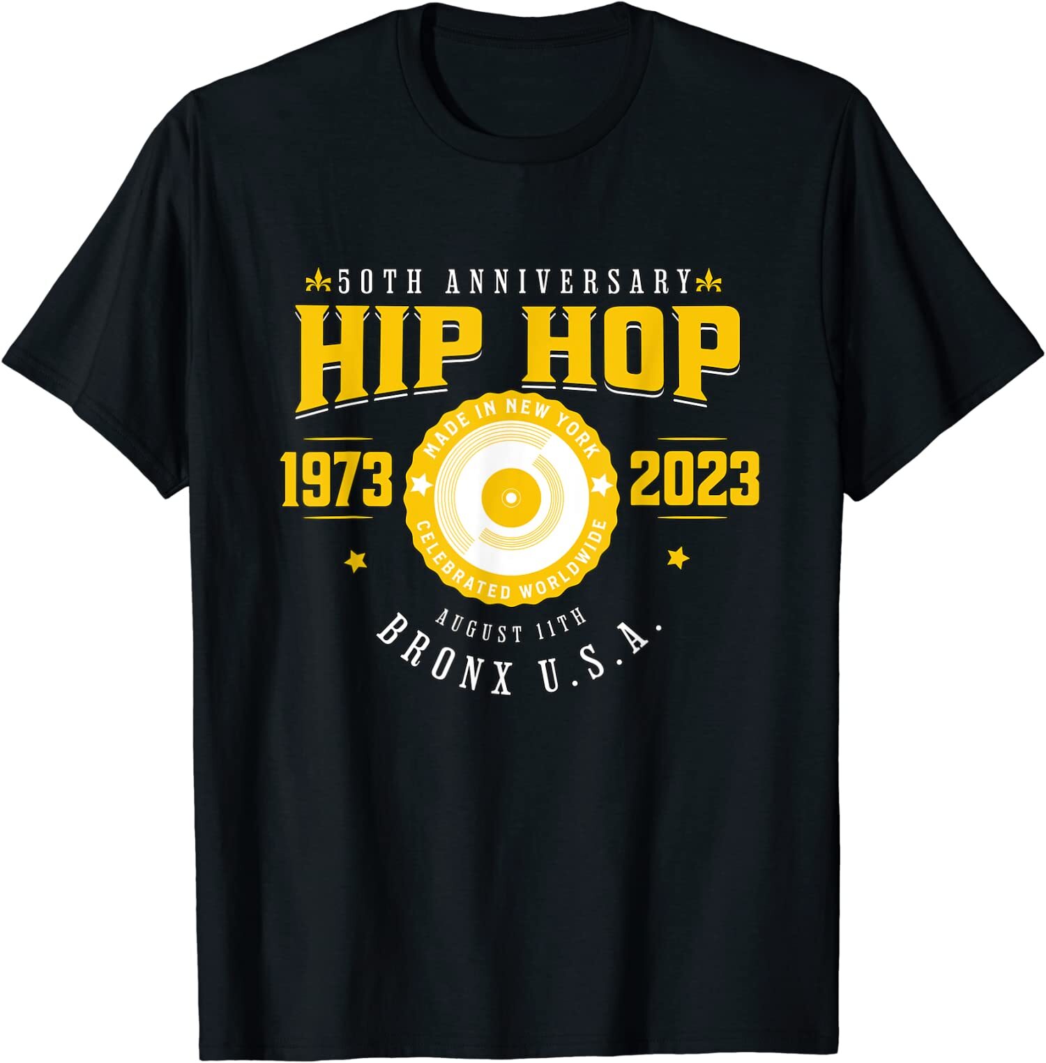 NEW LIMITED Hip Hop Music 50th Anniversary Musician Birthday Born Day T-Shirt
