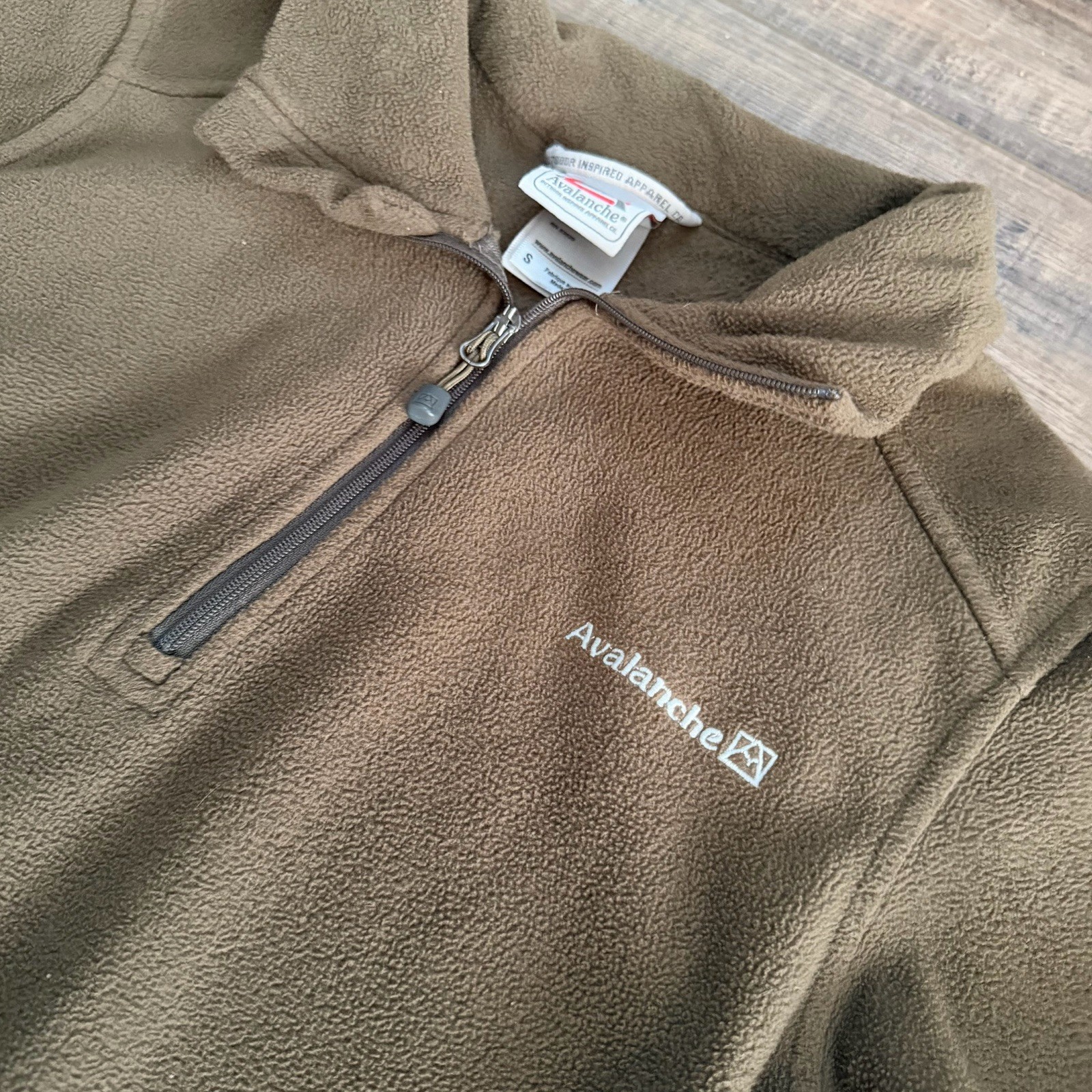 Avalanche 1/4 Zip Women’s Fleece Olive Green S