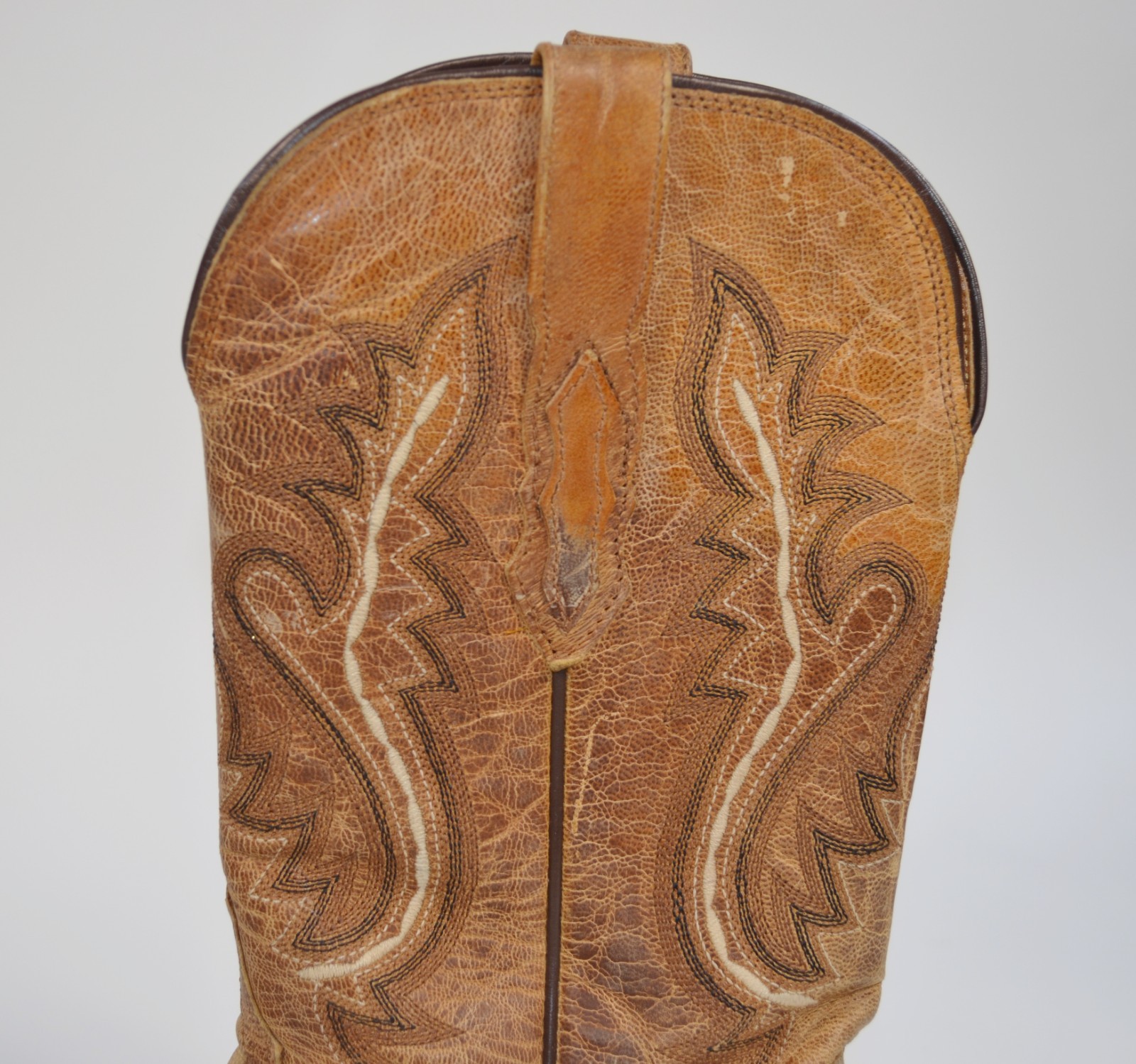 Lucchese Cassidy M4999 Women Western Boots Mad Dog Leather Snip Toe 8.5 B