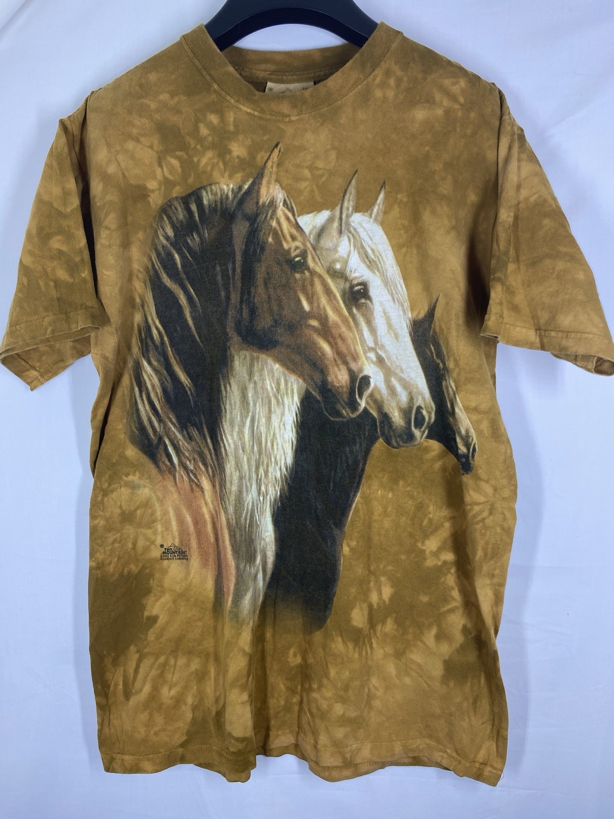 The Mountain Shirt Mens Medium Horse Print Navajo Indian Style Vintage Pullover