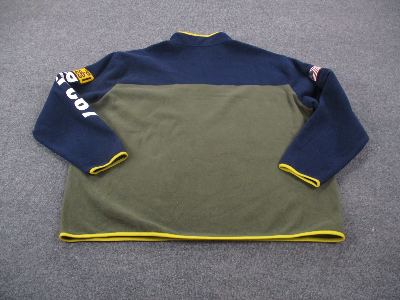 Polo Ralph Lauren Jacket Men 3XB Flag Fleece Camo Pony Logo Pullover RLPC67