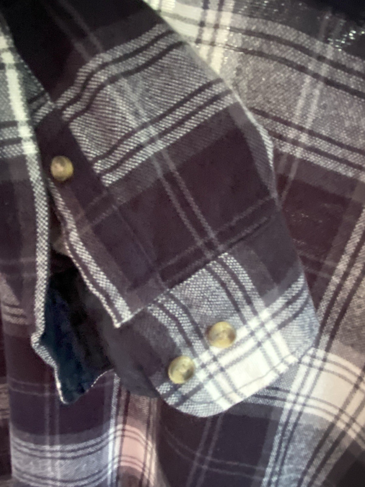 Vintage 90’s David Taylor Men’s Long Sleeve Button-Up Flannel Shirt Plaid