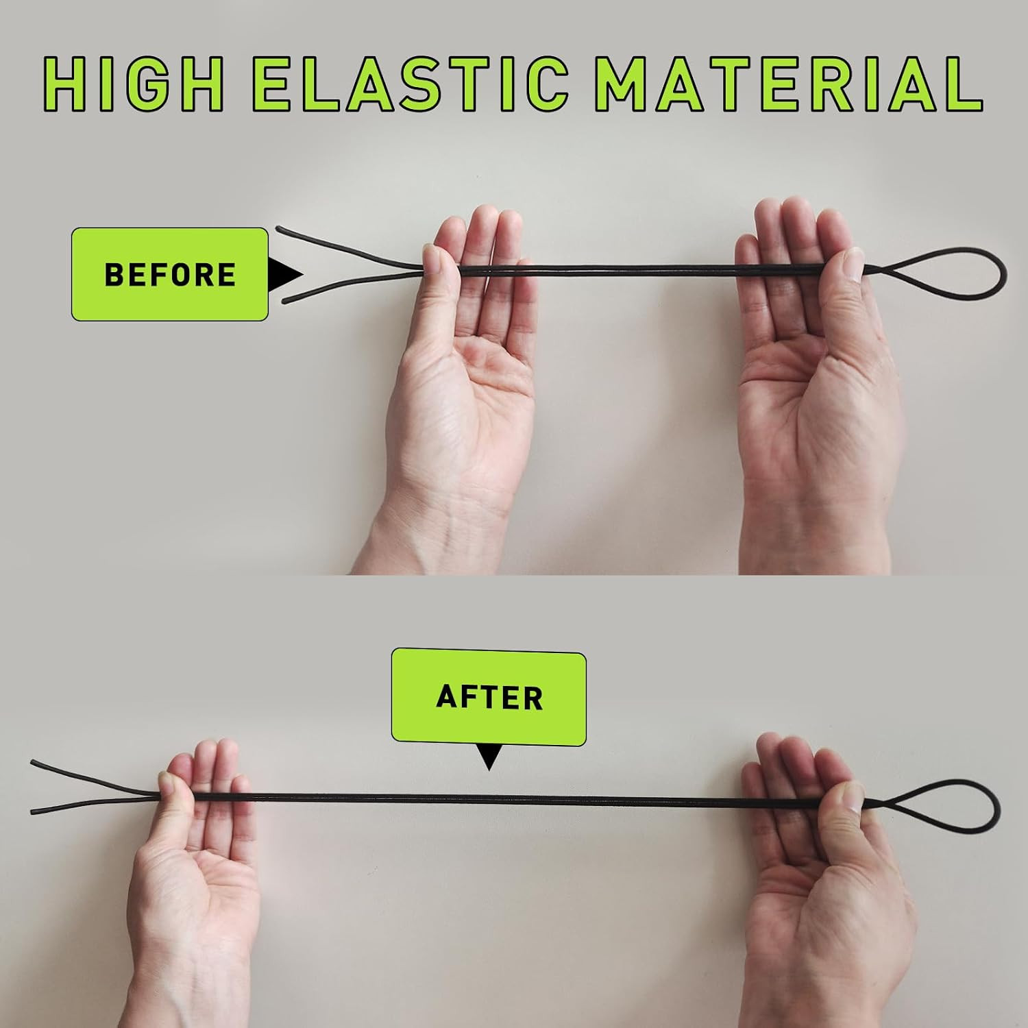 Elastic Shoelaces for On Cloud 5/6 Sneakers, 2.5mm No Tie Stretch Round Replacem