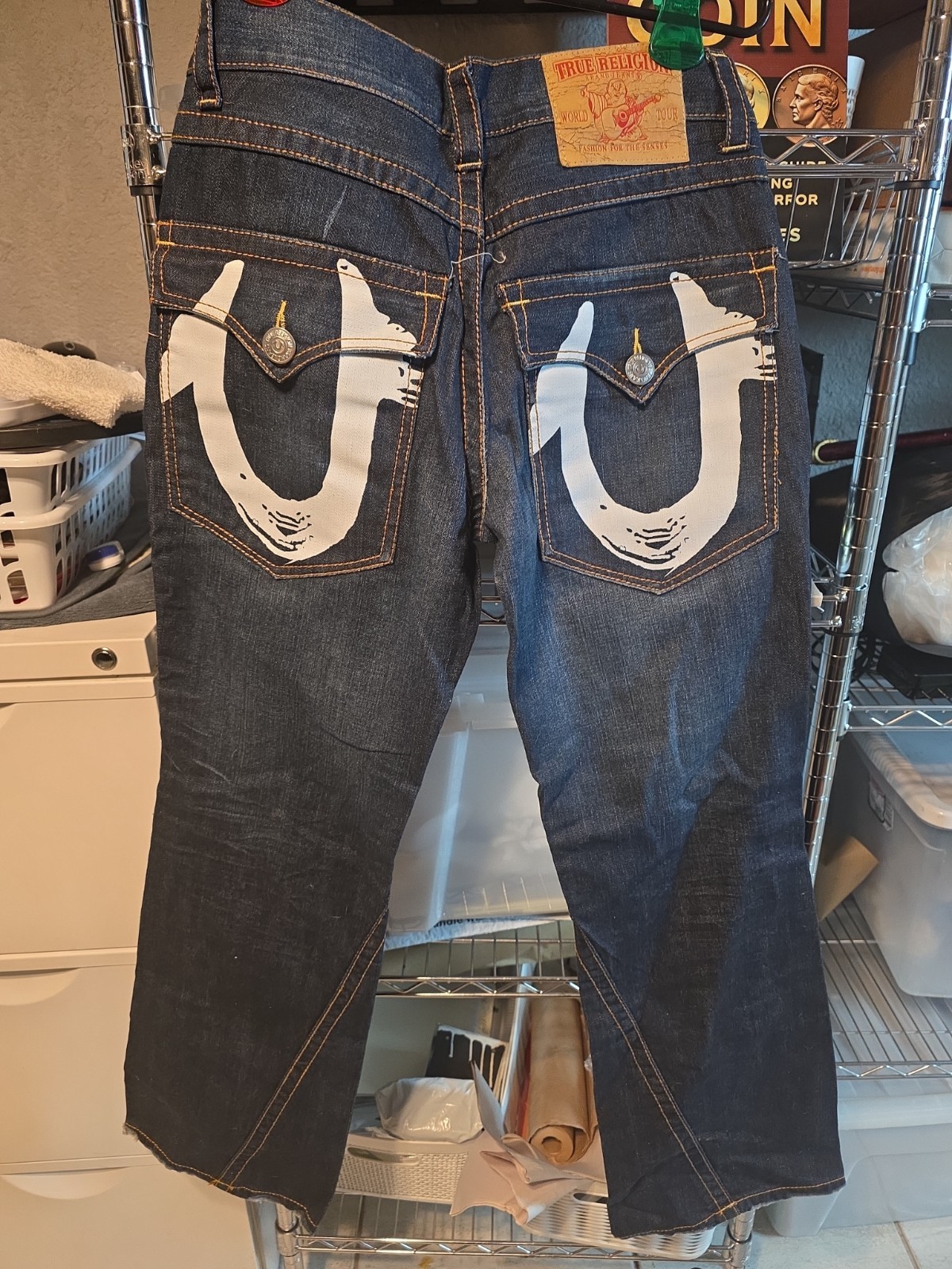True Religion Men’s Horse Shoe Logo Pocket Jeans New With Tags