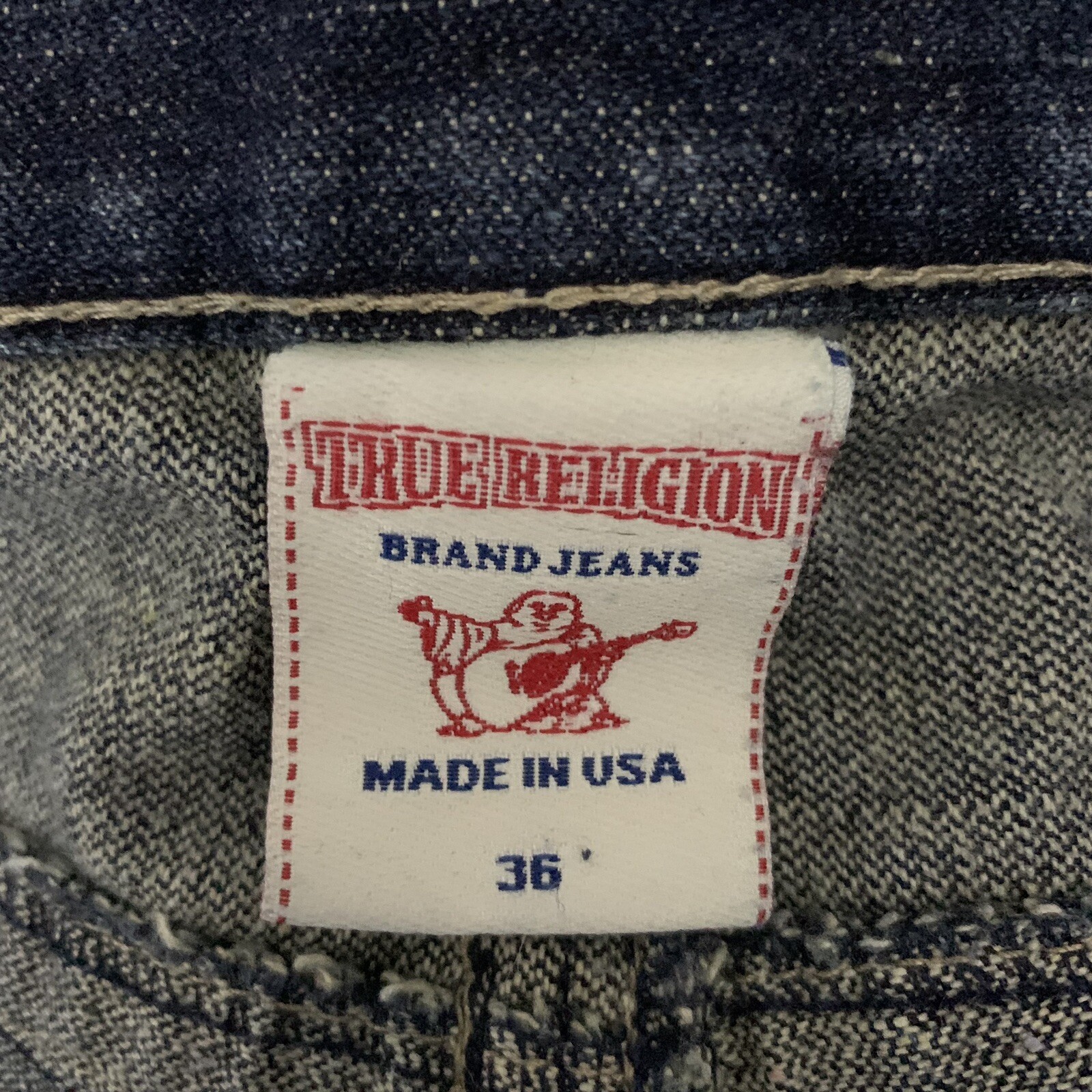 True Religion Jeans Mens Billy Straight Leg Size 36